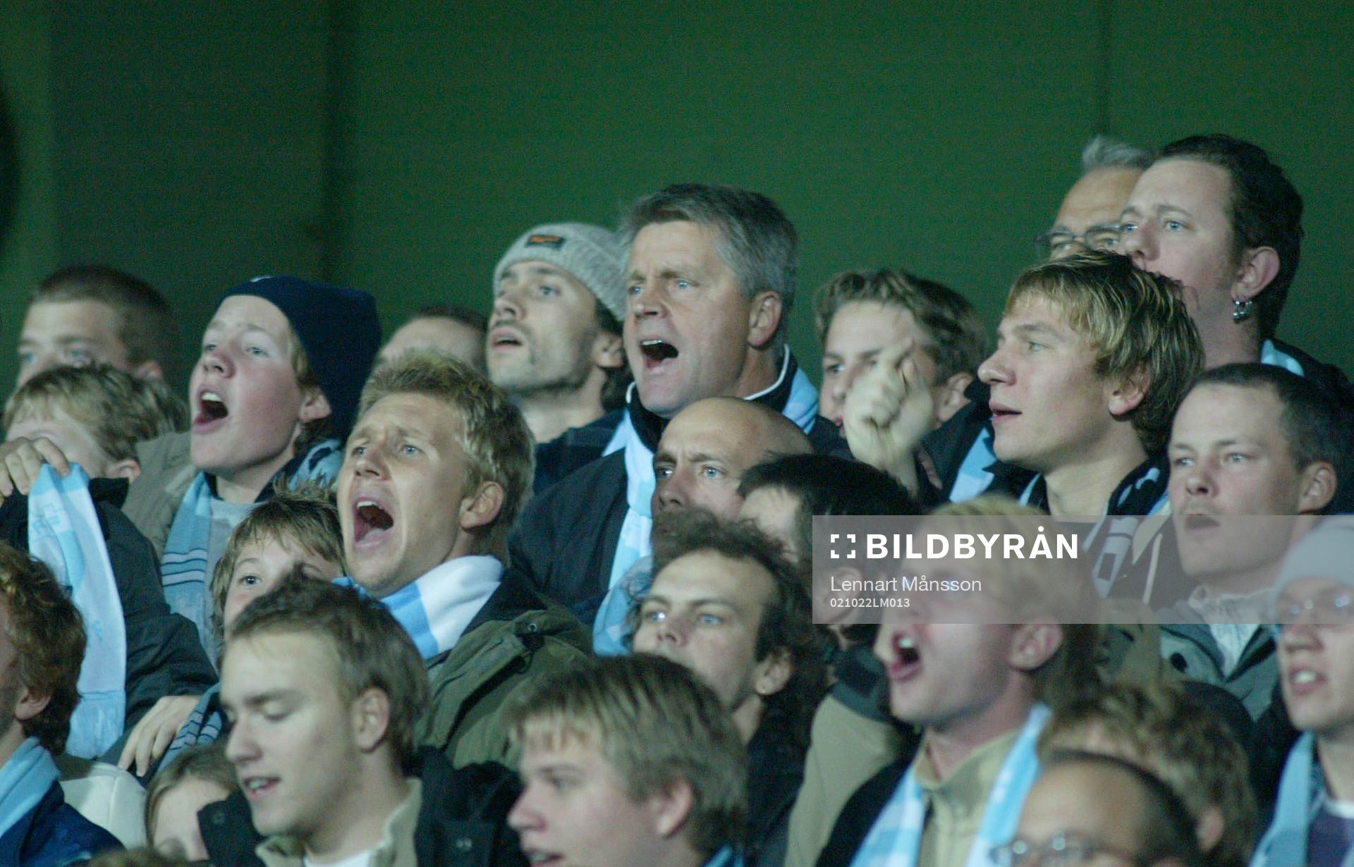 Hasse Borg vrålar, Bengt Madsen lite bakom