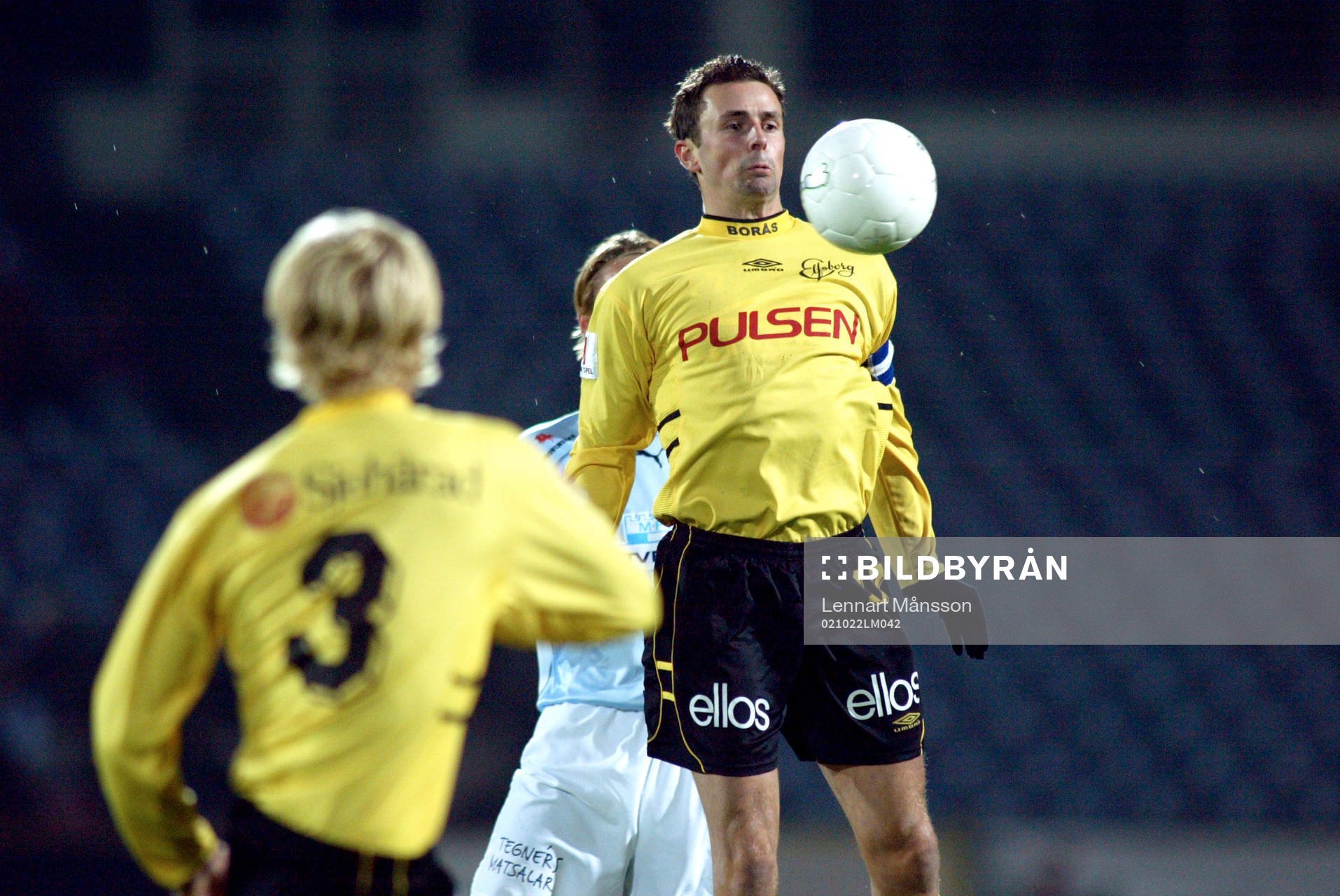 Kristoffer Arvhage, Elfsborg. Nedtagning på bröstet