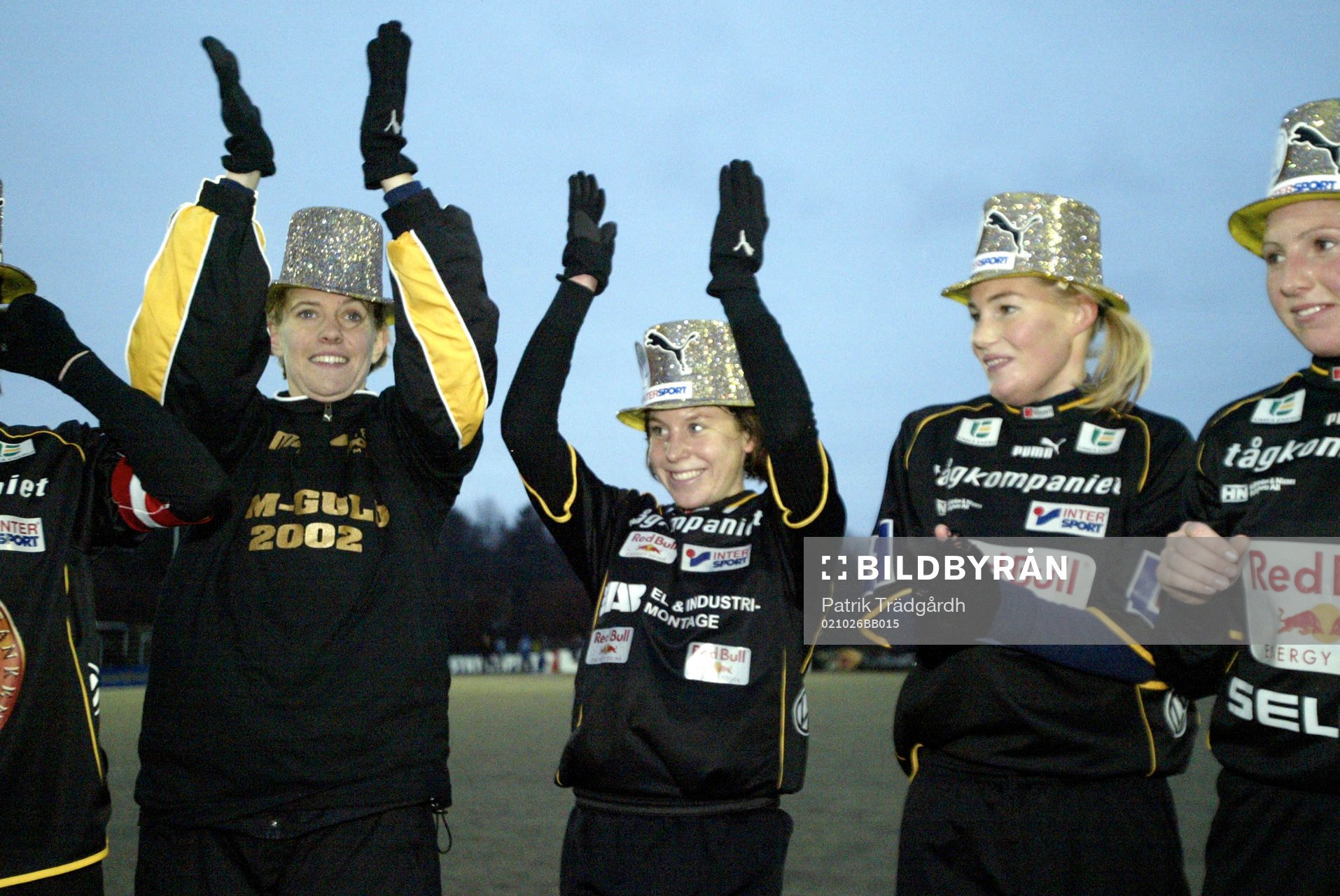 Fotboll, dam, allsvenskan. Umeå svenska mästare 2002