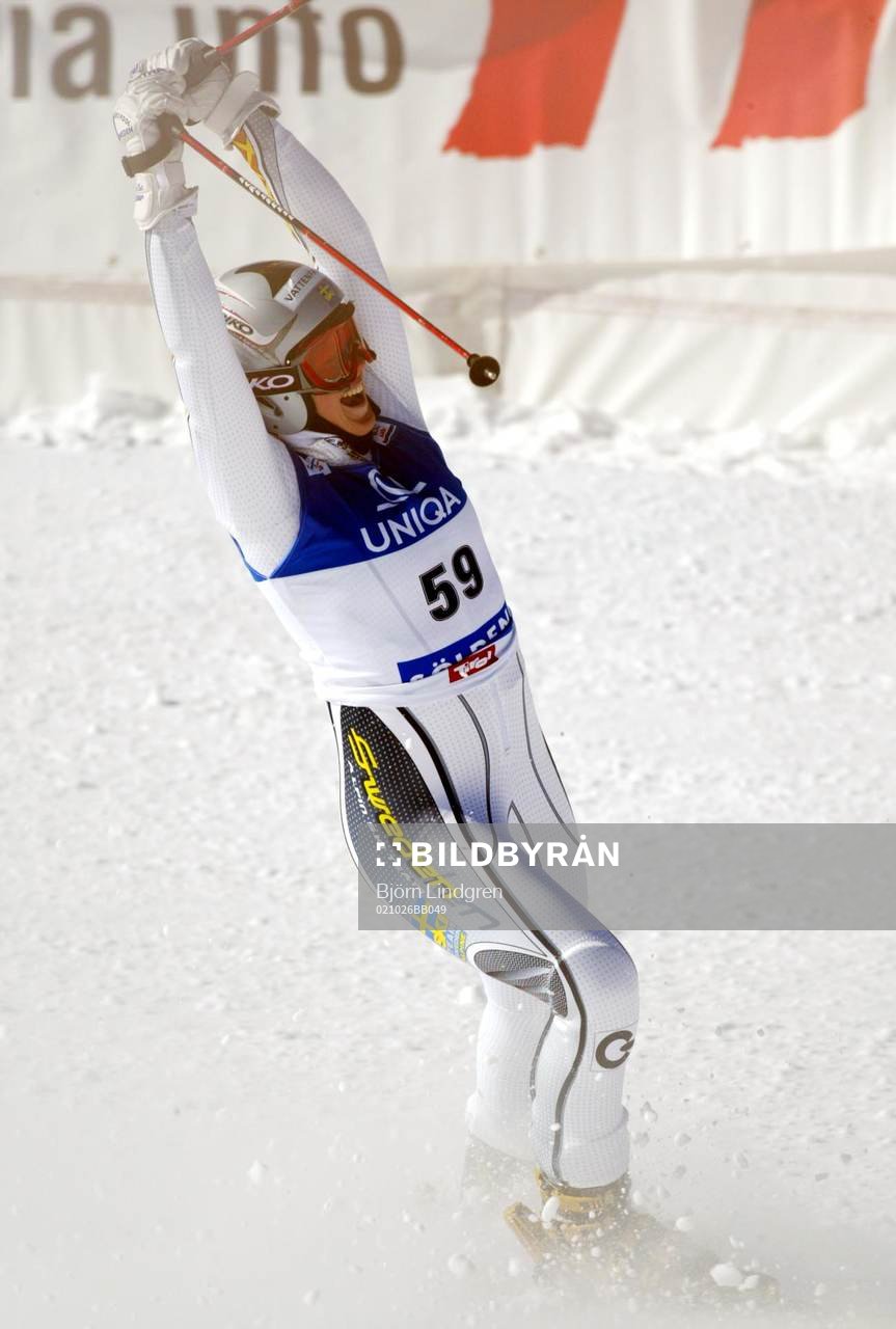En lycklig världscups-debutant, Jessica Lindell-Vikarby