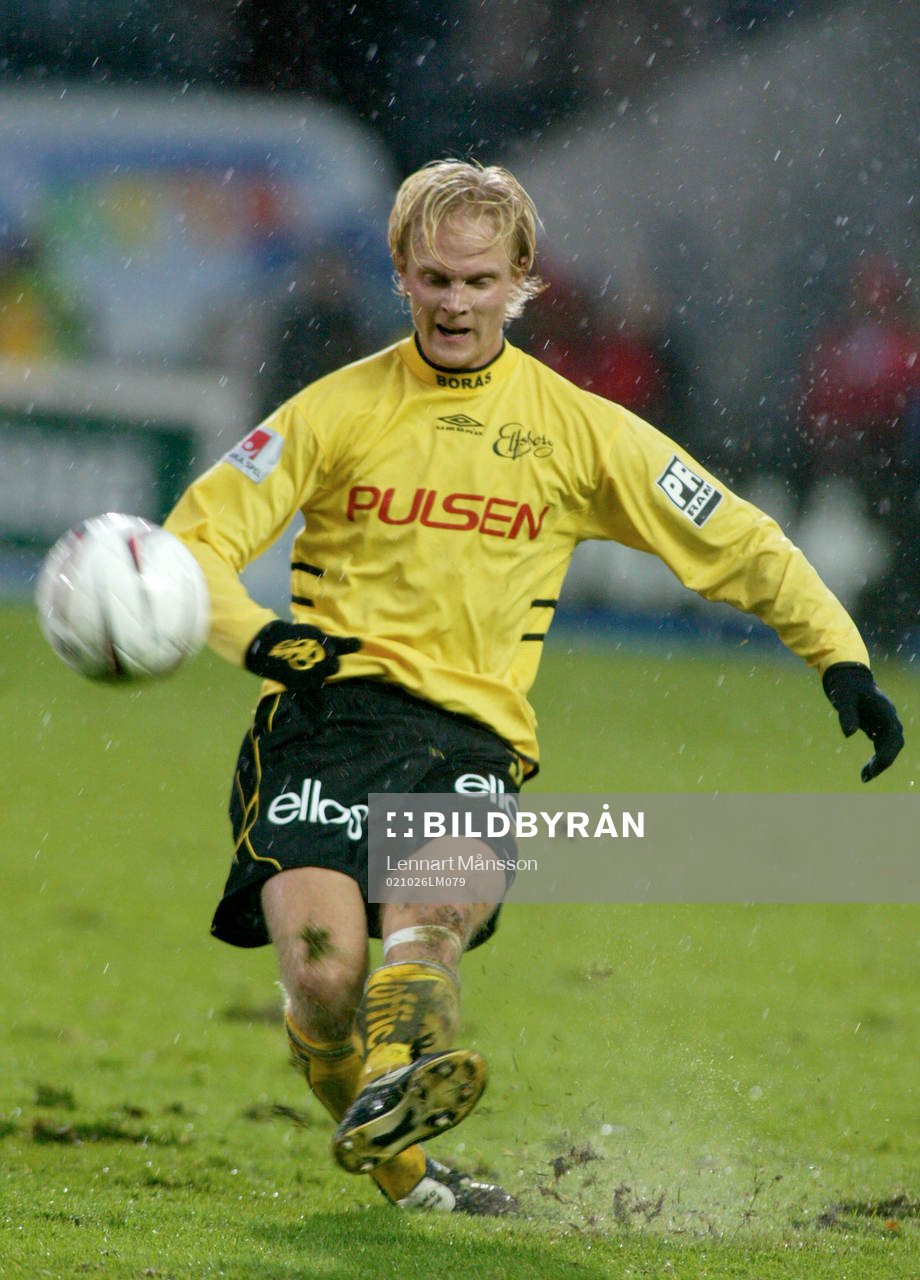 Johan Sjöberg, Elfsborg, regn