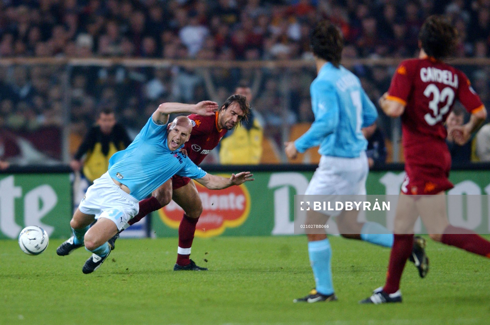 Jaap Stam, Lazio och Gabriel Batistuta, Roma