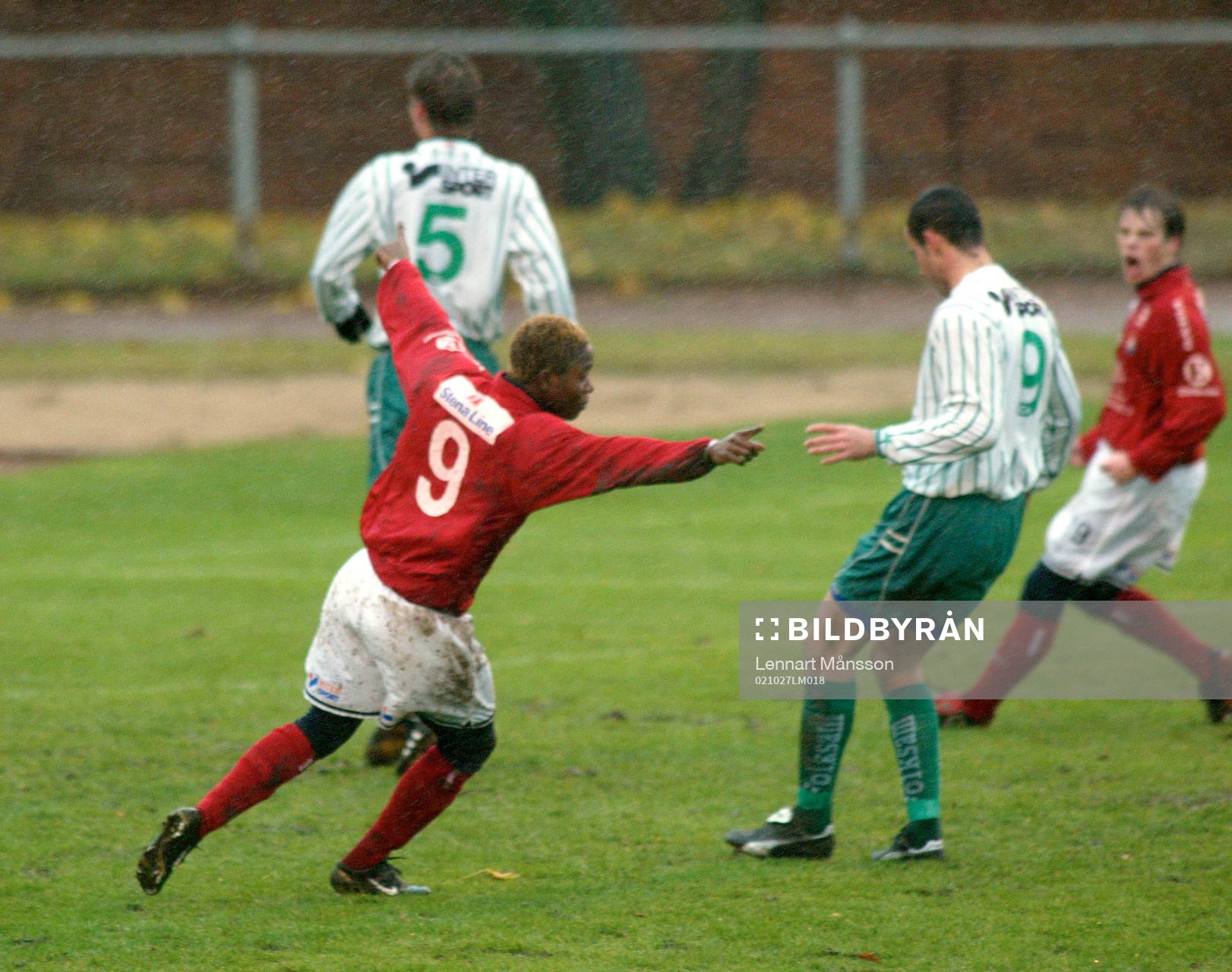 Örgryte - Västra Frölunda. ÖIS jubel