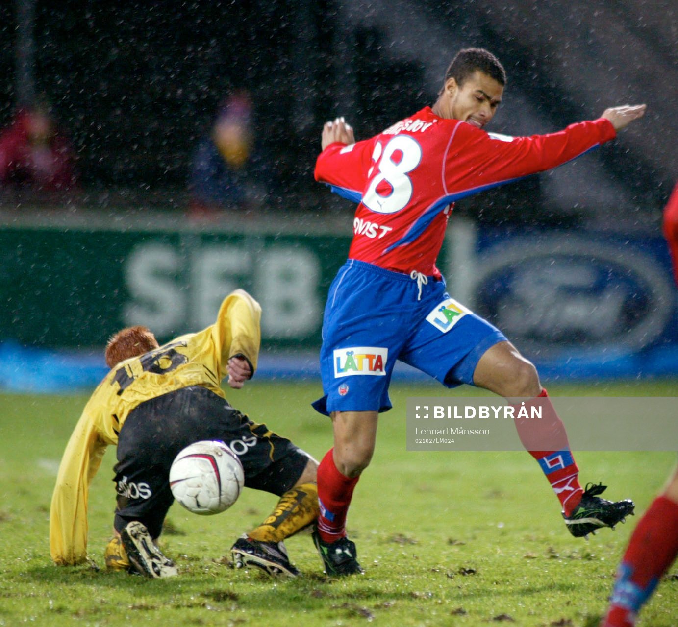 Brassen HIF:s Reinaldo Silva debuterade för HIF