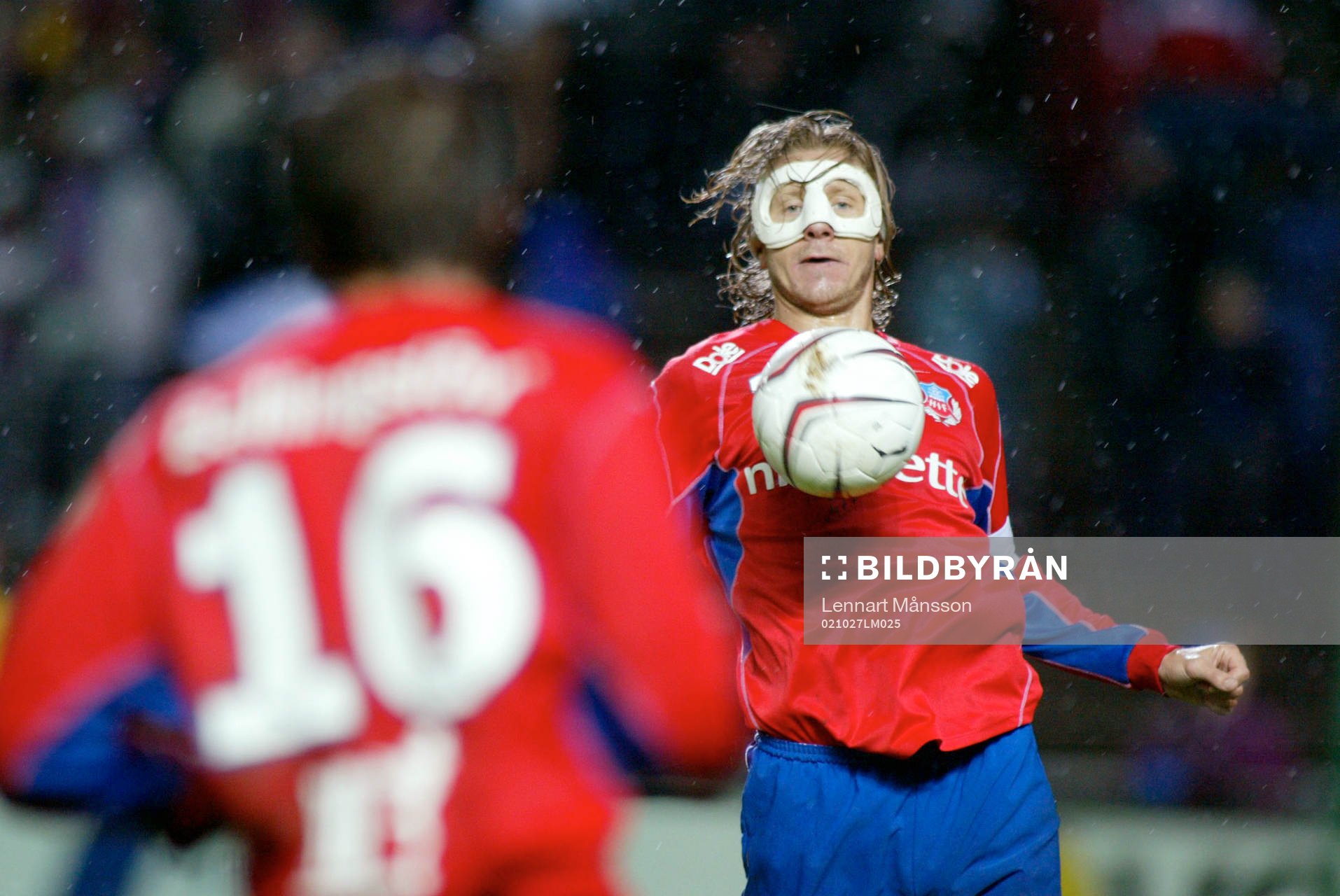 Med ansiktsmast (bruten näsa) var Jesper Jansson bäste
