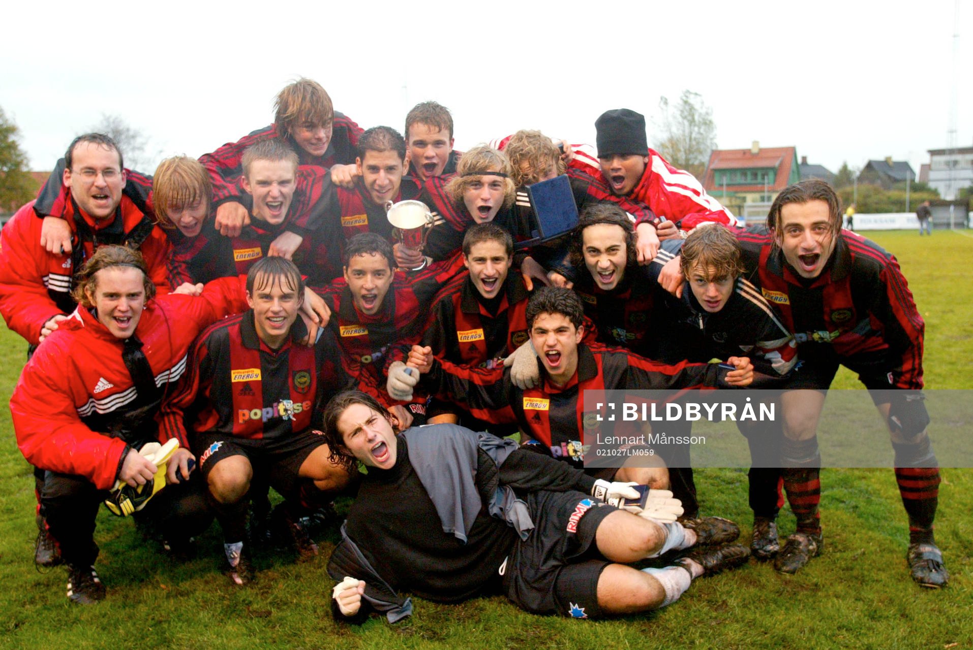 Brommapojkarnas segrande lag P16-final