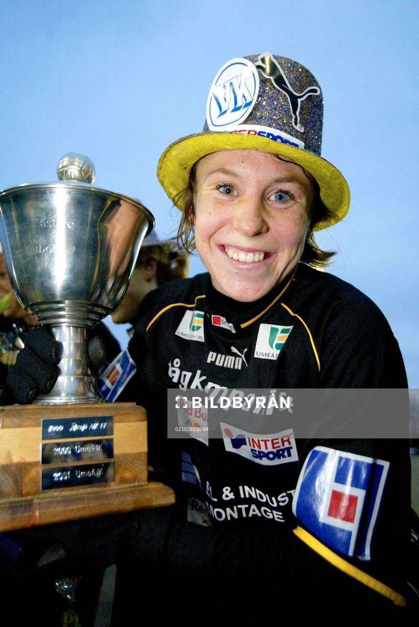 Fotboll, dam, allsvenskan, Umeå, Svenska mästare 2002