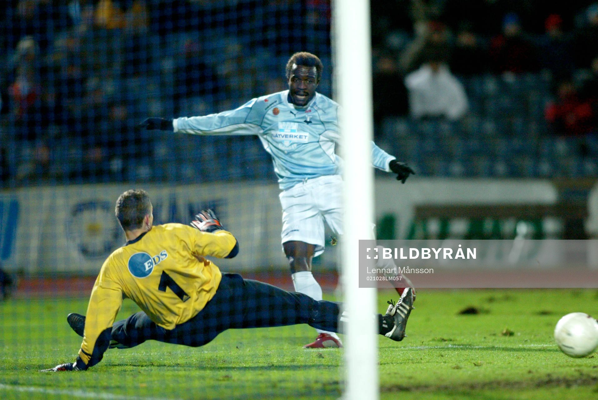 Peter Ijeh, Malmö och Daniel Andersson, målvakt, AIK