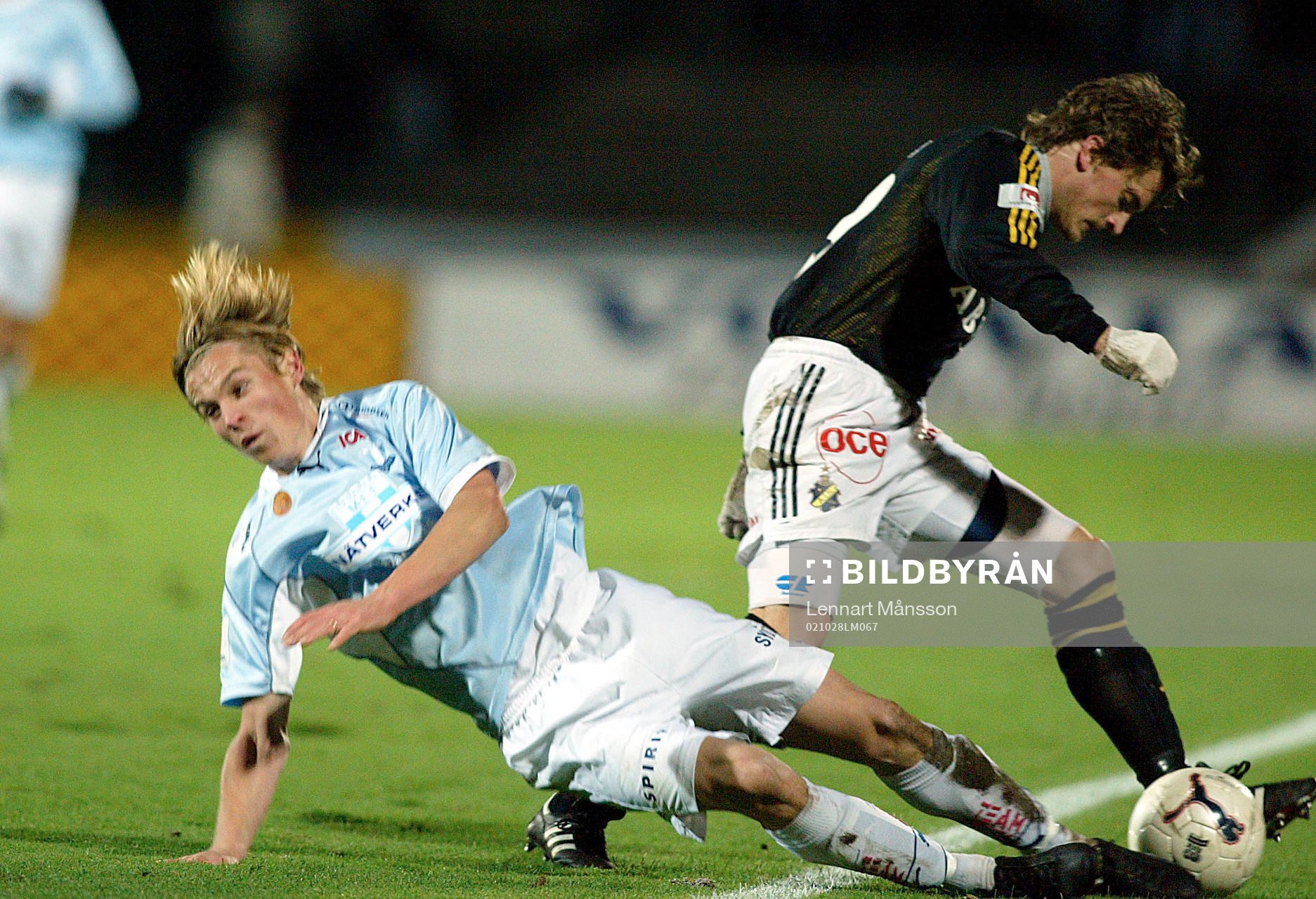 Markus Rosenberg, Malmö och Mats Rubarth, AIK