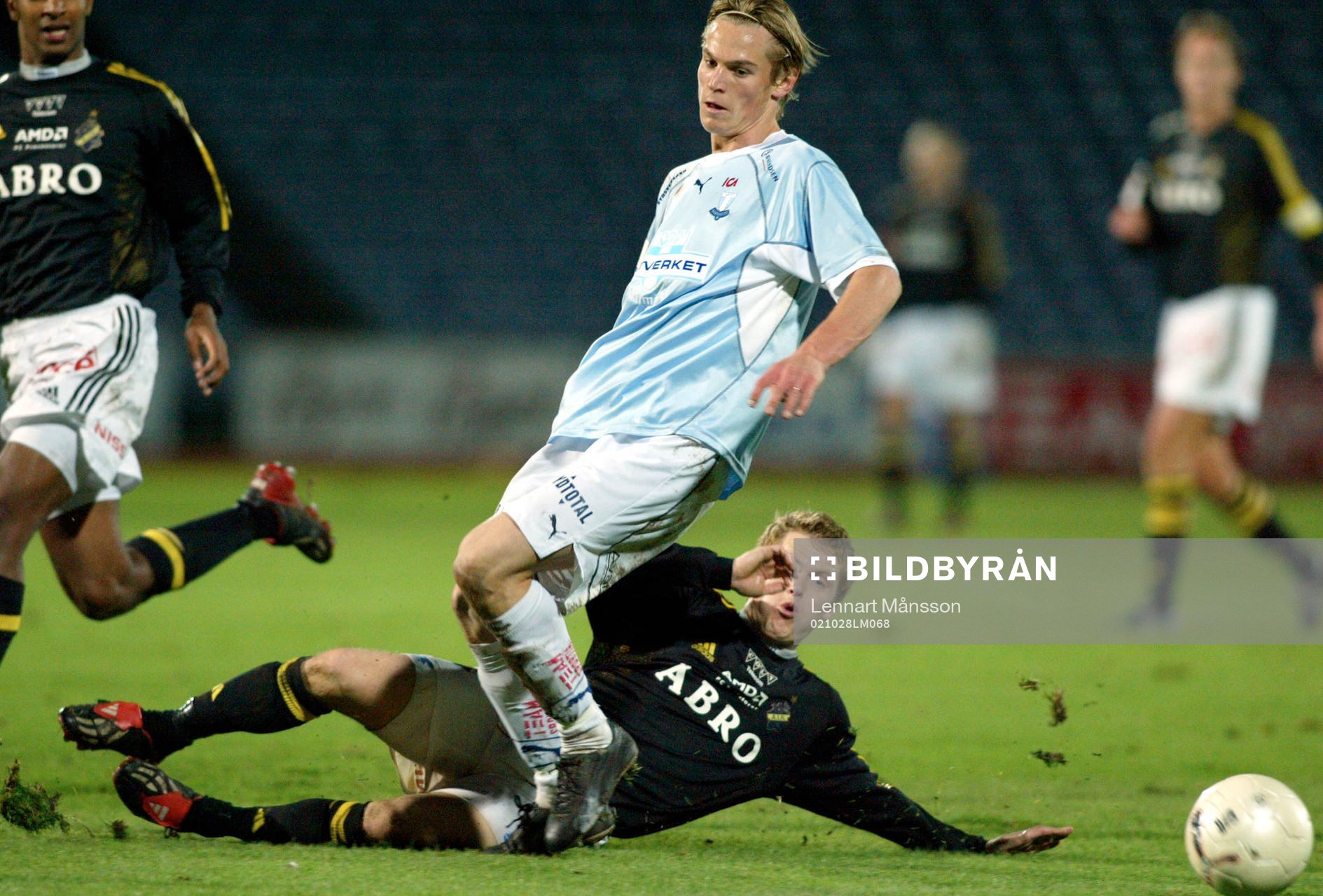 Kalle Corneliusson, AIK och  Markus Rosenberg, Malmö