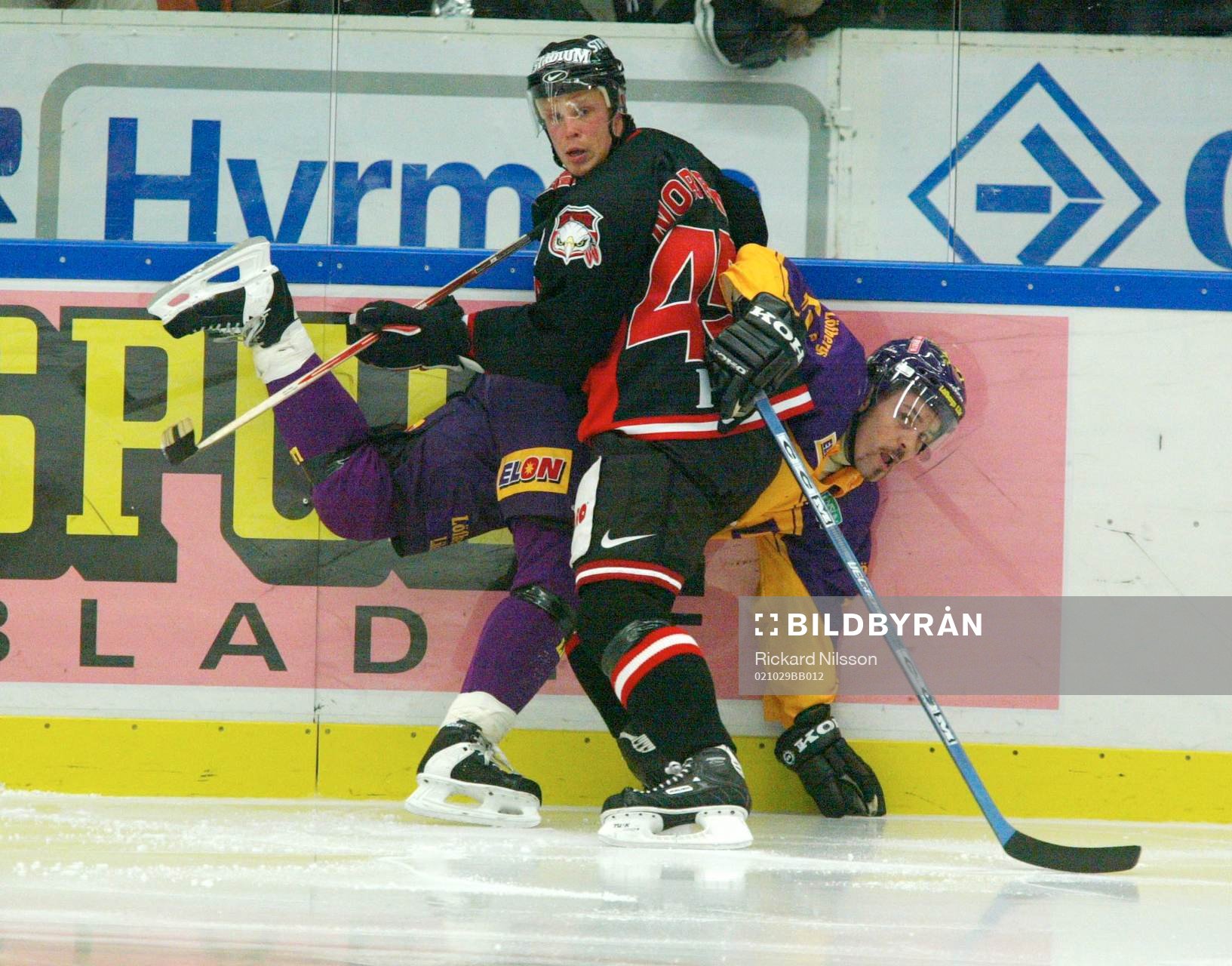 Johan Norgren, Malmö och Thomas Rhodin, Färjestad