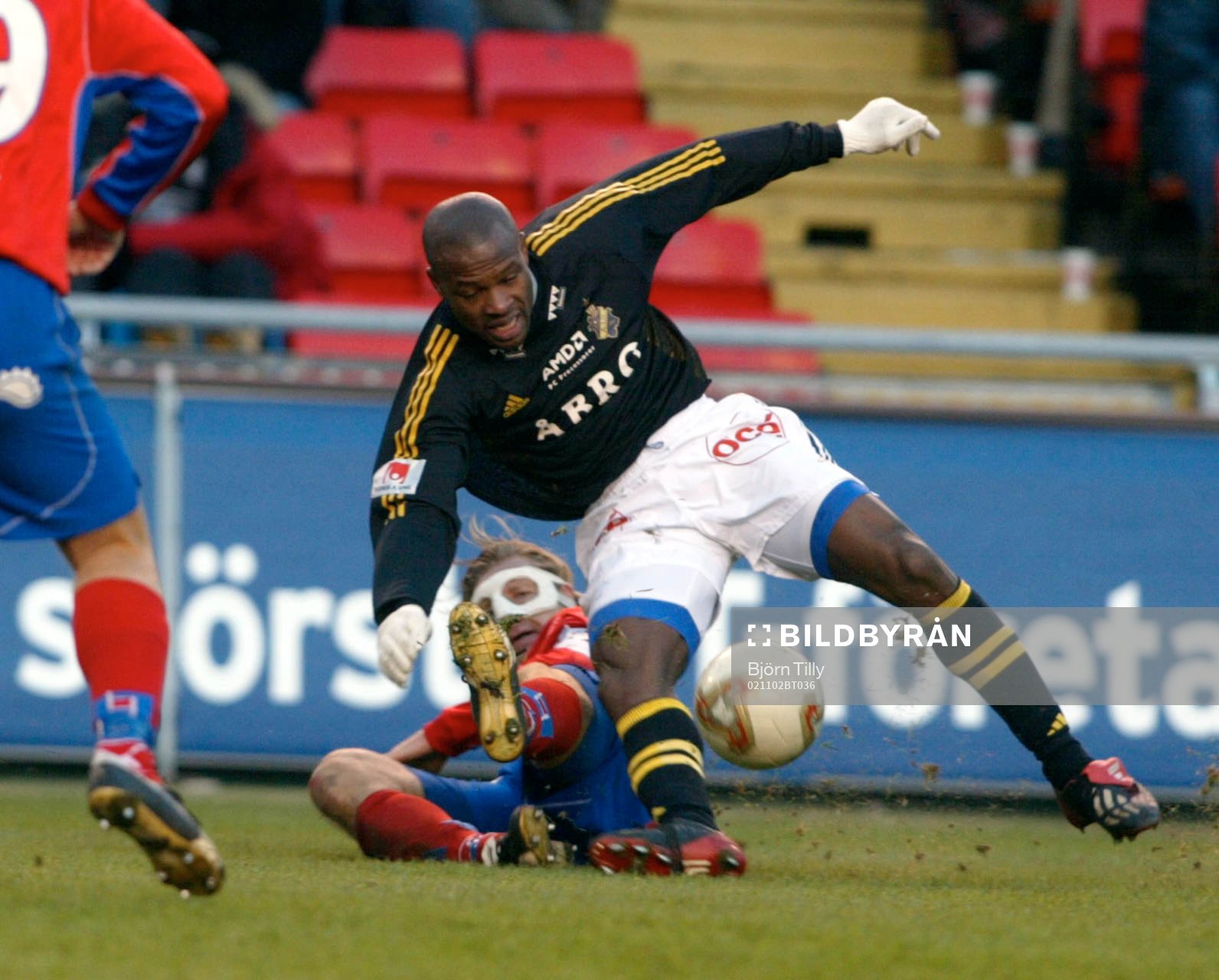Jesper Janson, Helsingborg och Samuel Ayorinde, AIK
