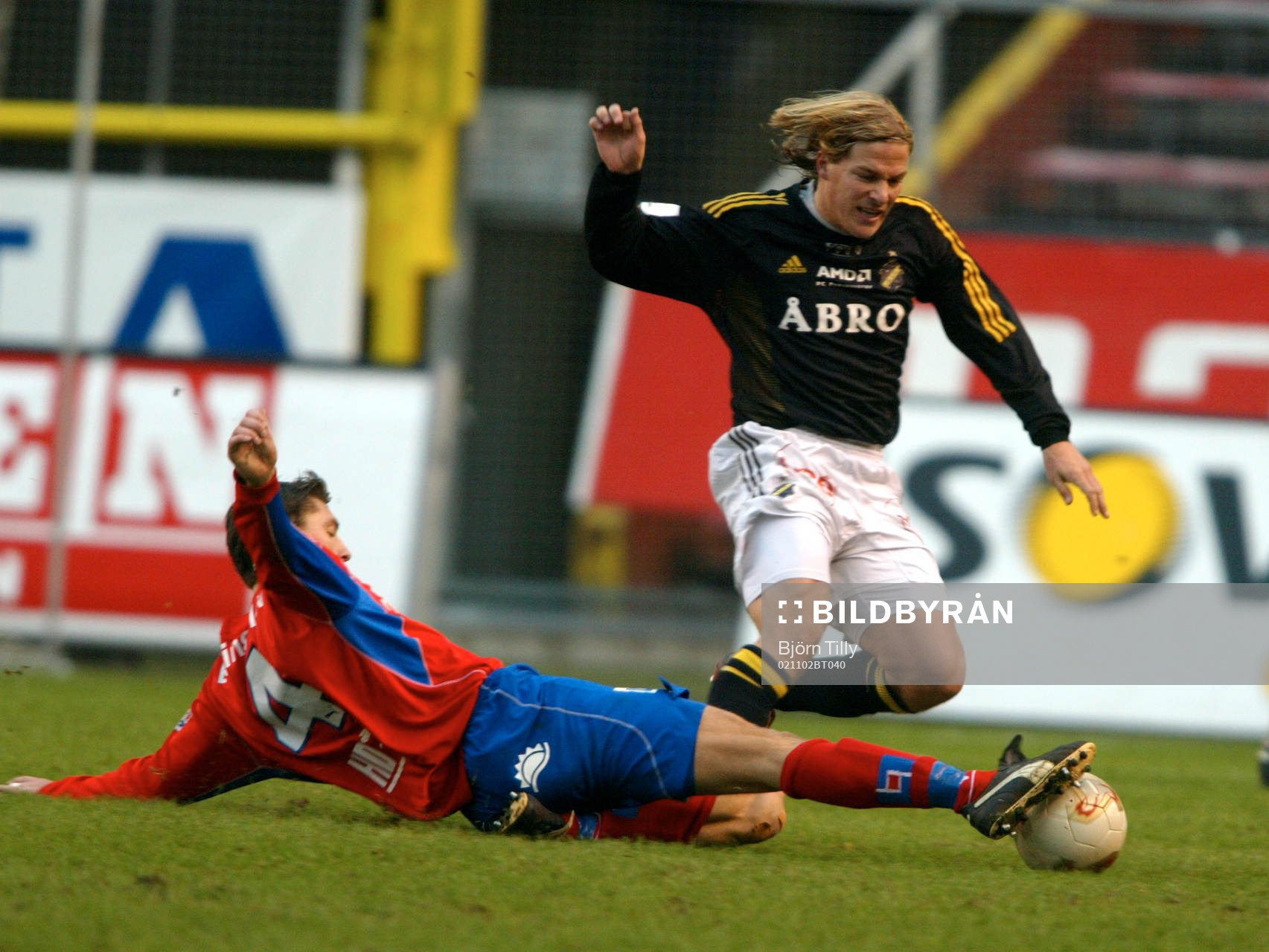 Mikael Gustavsson, Helsingborg och Daniel Tjernström, AIK
