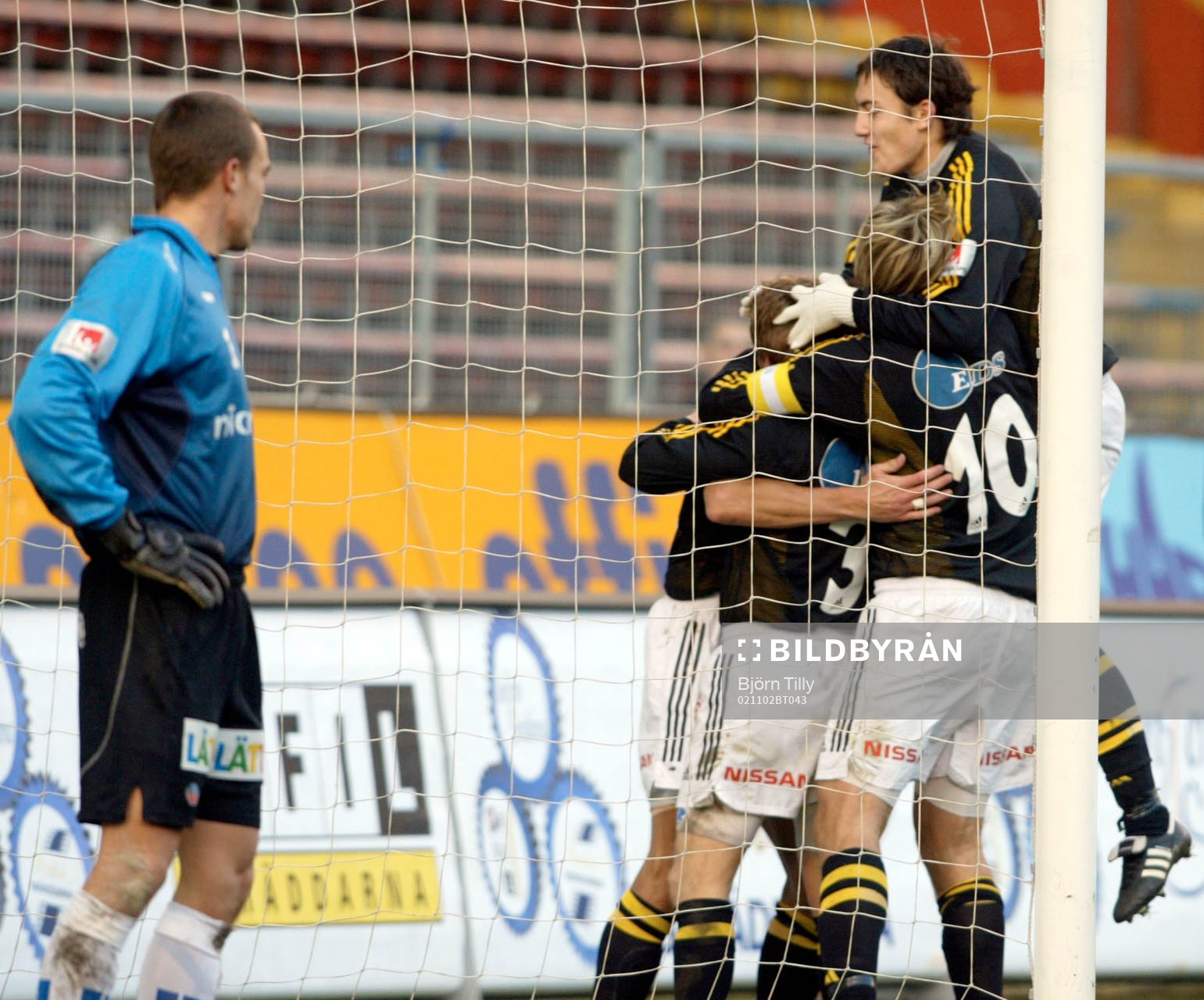 Krister Nordin och AIK jublar
