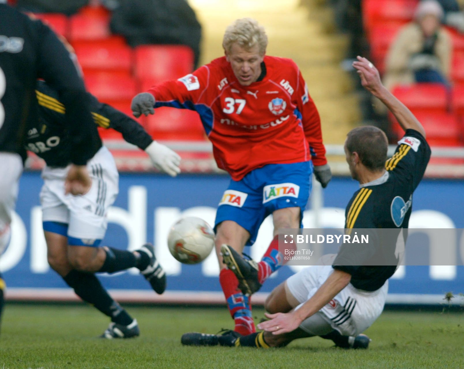 Gustaf Andersson, Helsingborg gör 0-1