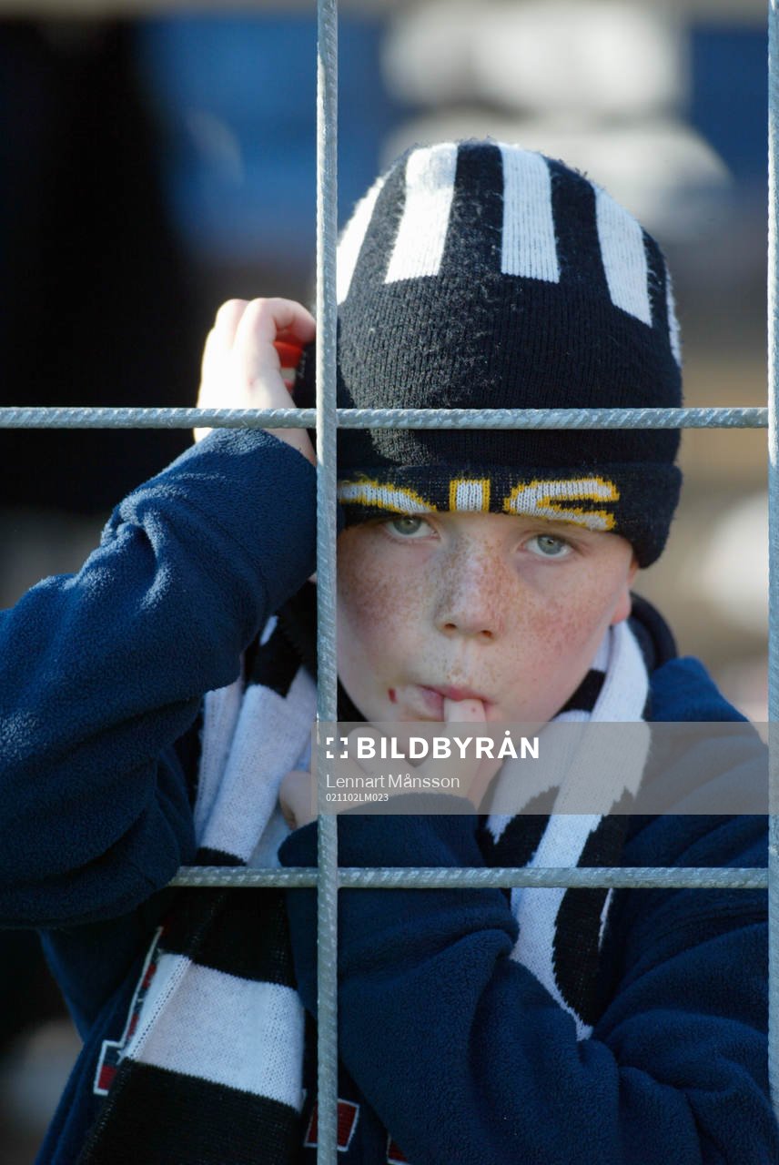 Landskrona supporter deppar