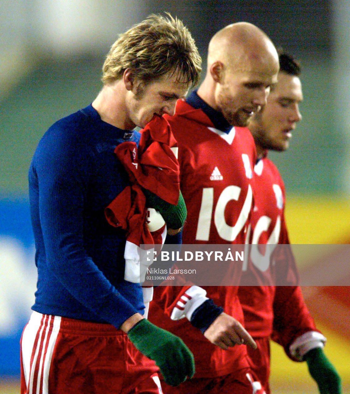 Hjalmar Jonsson, Mikael Sandklef och Martin Eriksson deppar