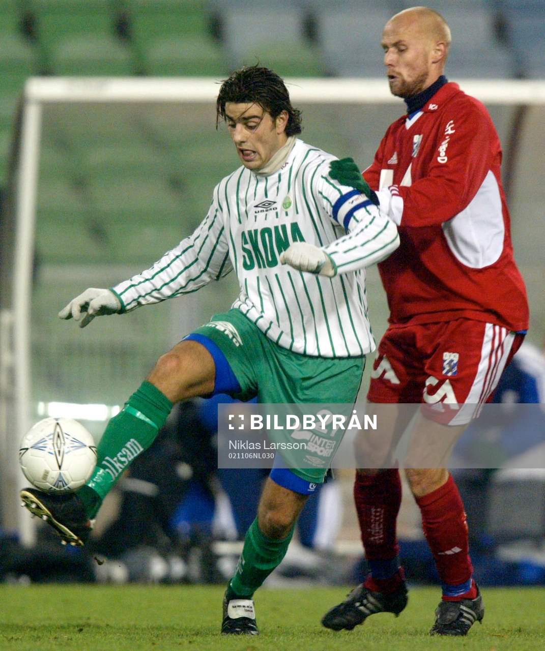  George Mourad i duell med Mikael Sandklef.