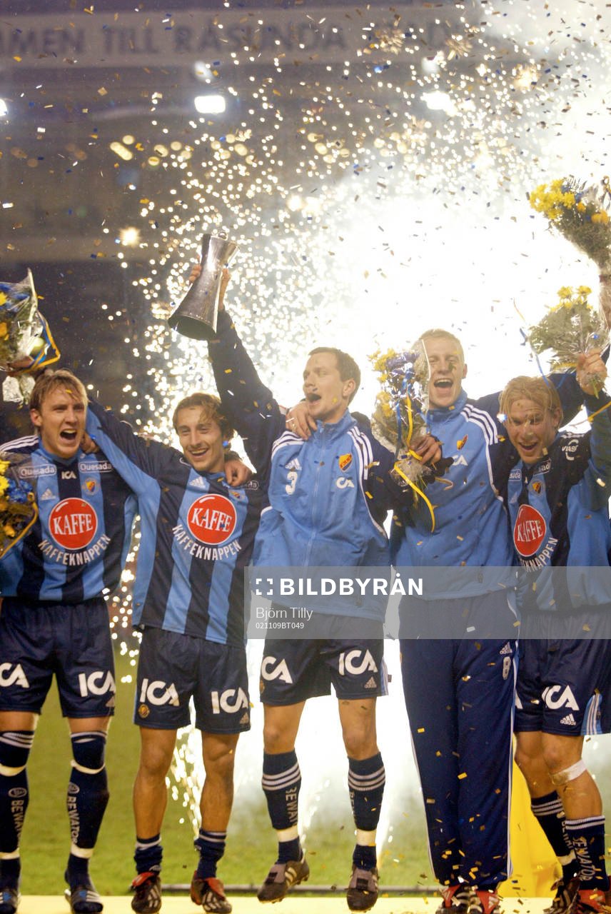 Djurgården svenska cupmästare. Louay Chanko mfl