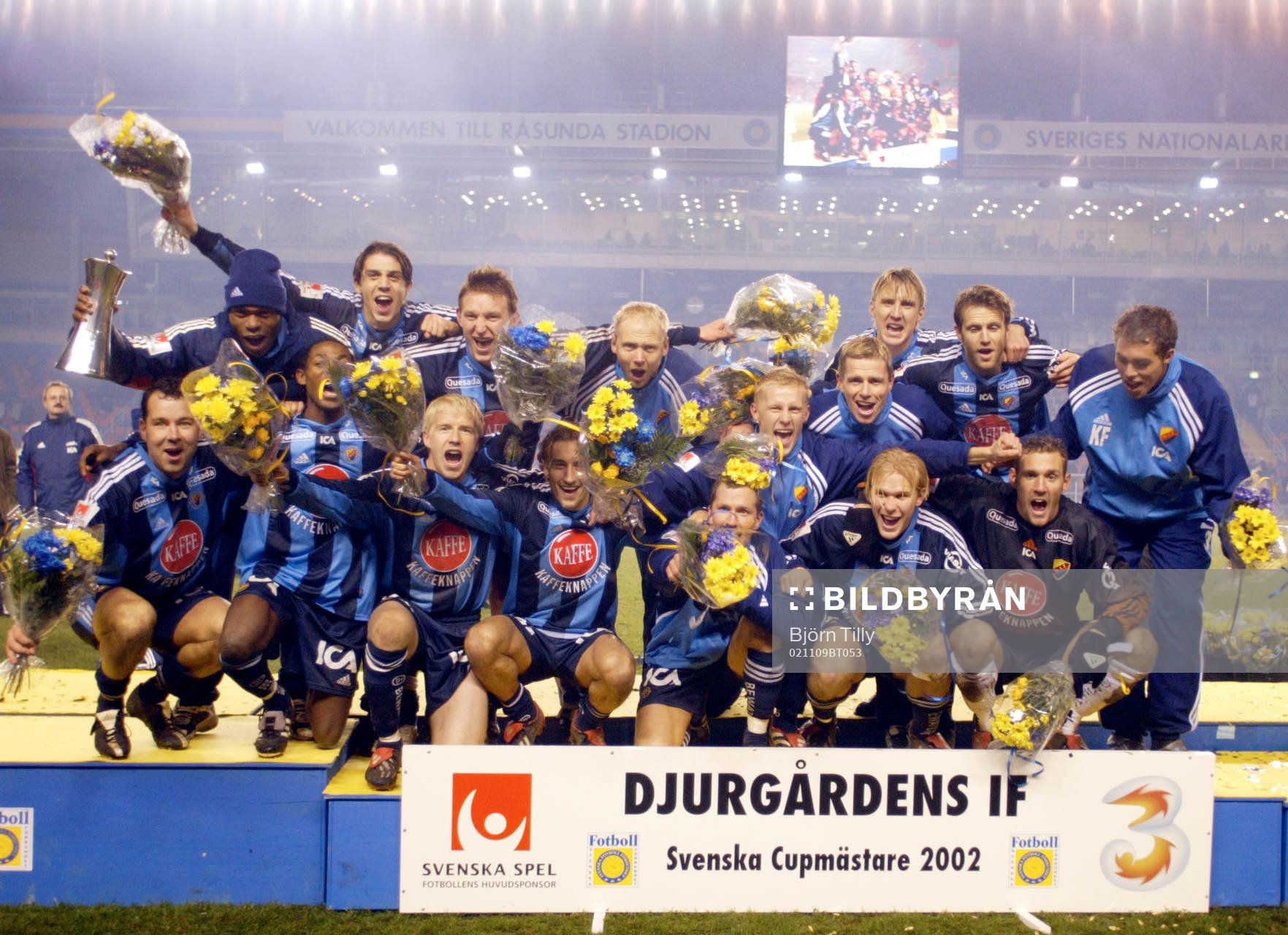 Djurgården svenska cupmästare. Djurgårdens segrande lag