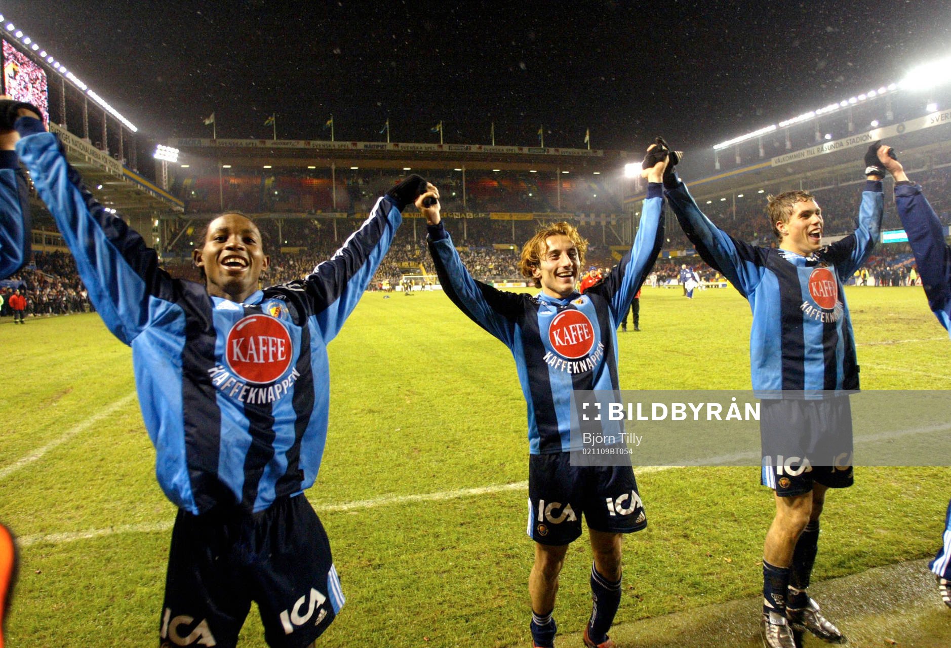 Djurgården svenska cupmästare. Rene Makondele, Louay