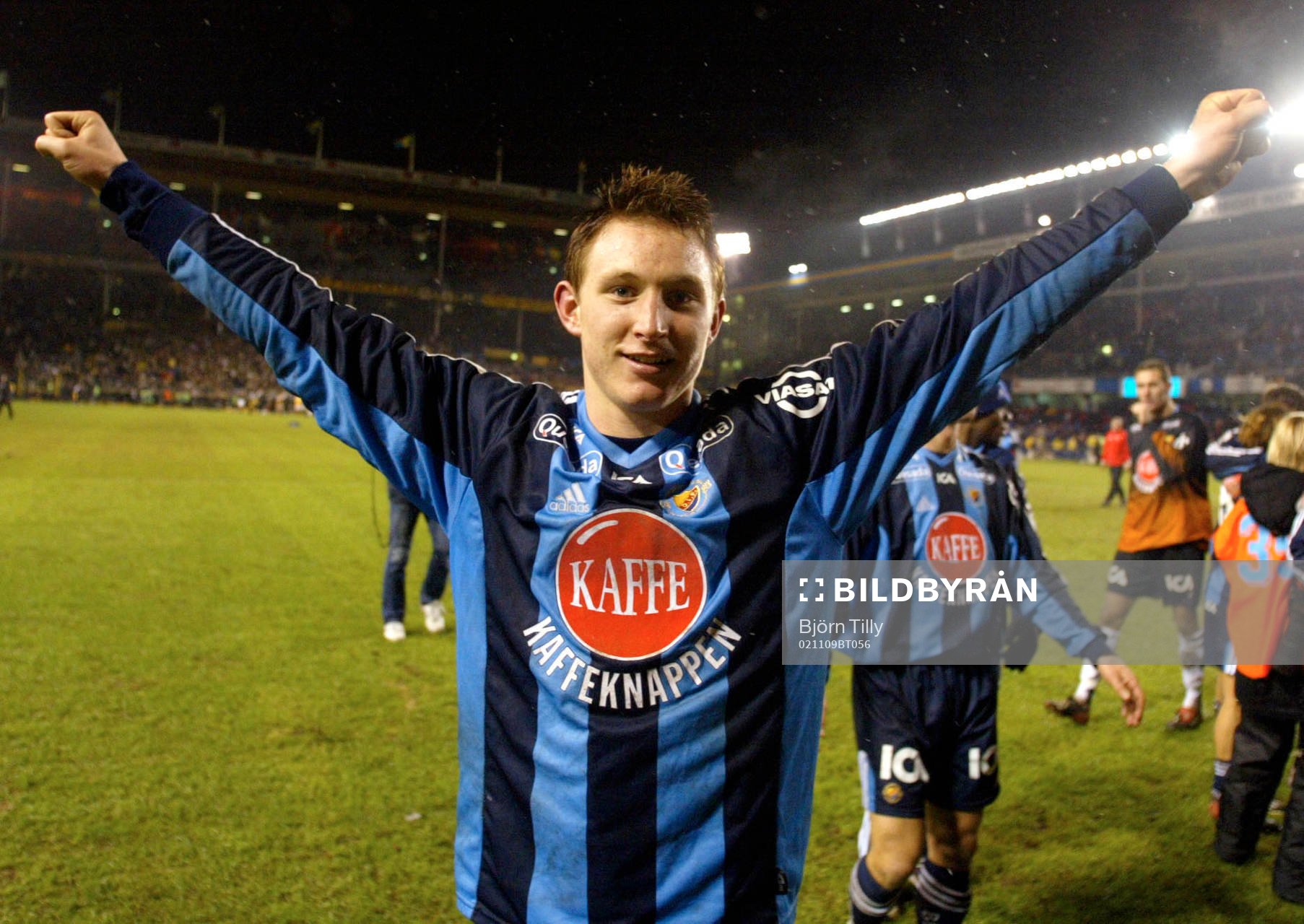 Djurgården svenska cupmästare. Kim Källström