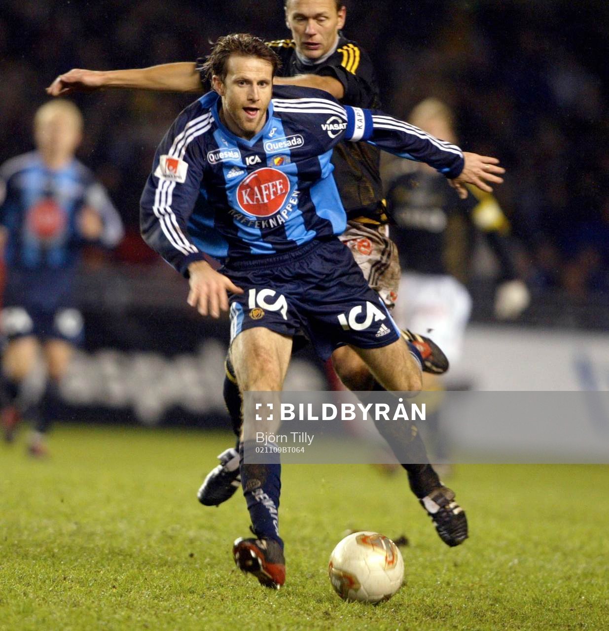 Djurgården svenska cupmästare. Markus Karlsson, DIF jagas