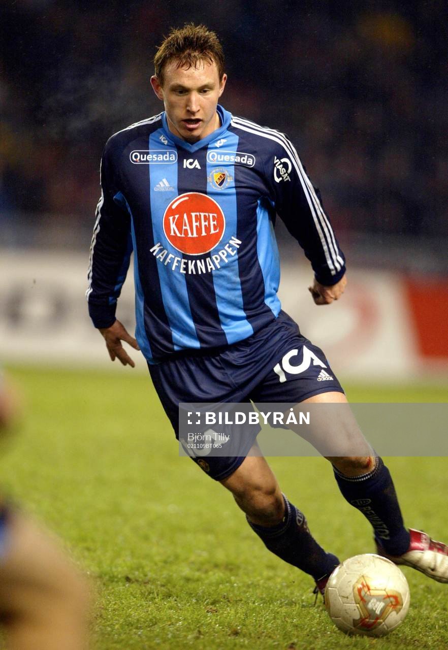 Djurgården svenska cupmästare. Kim Källström