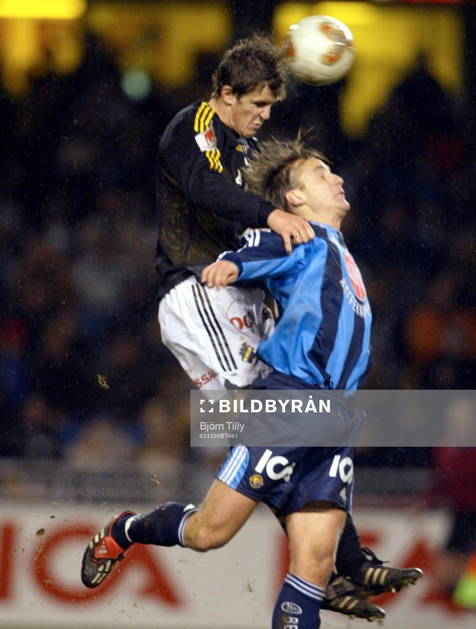 Djurgården svenska cupmästare. Per Nilsson, AIK och