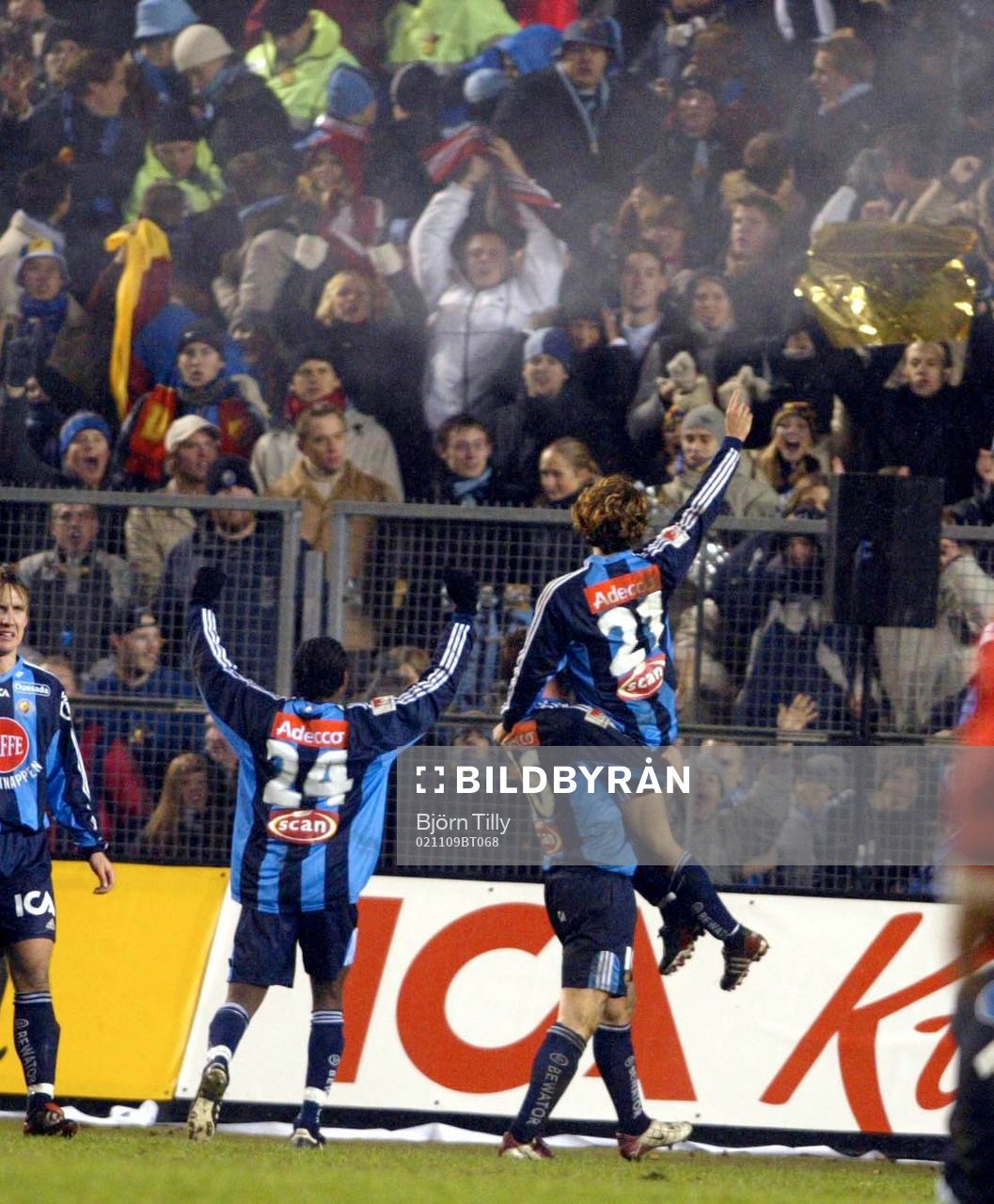 Djurgården svenska cupmästare. Matchvinnaren Louay Chanko