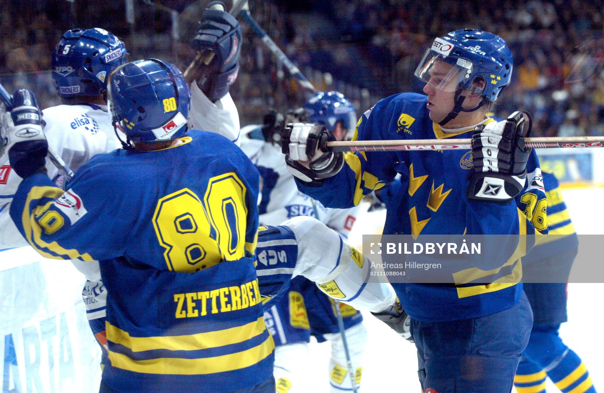 Tufft spel av Patrik Zetterberg Mattias Wennerberg, Sverige