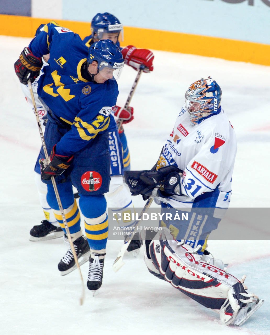Ishockey, Karjala cup, Sverige - Finland, Niklas Anger