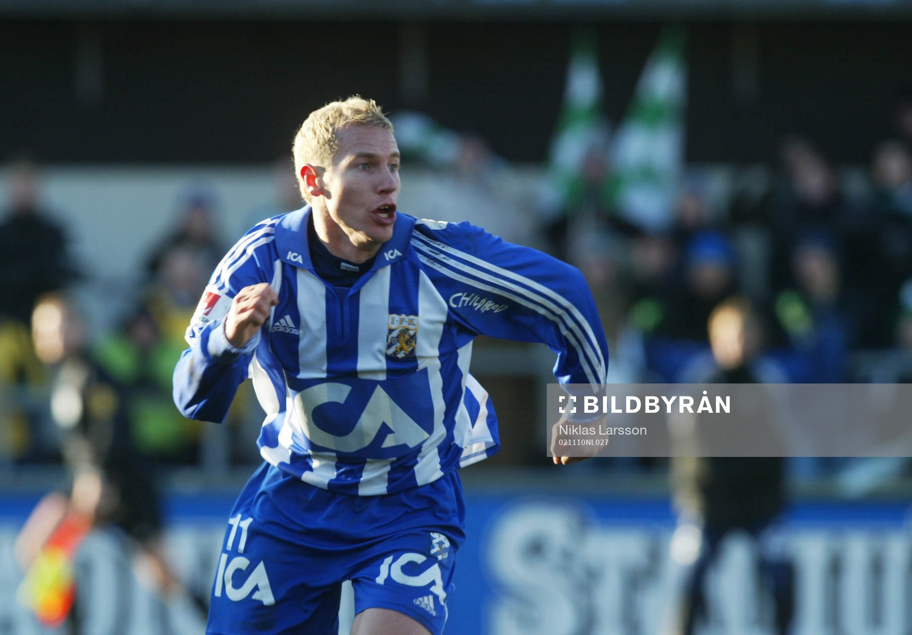  Jonas Henriksson, Göteborg jublar efter mål.