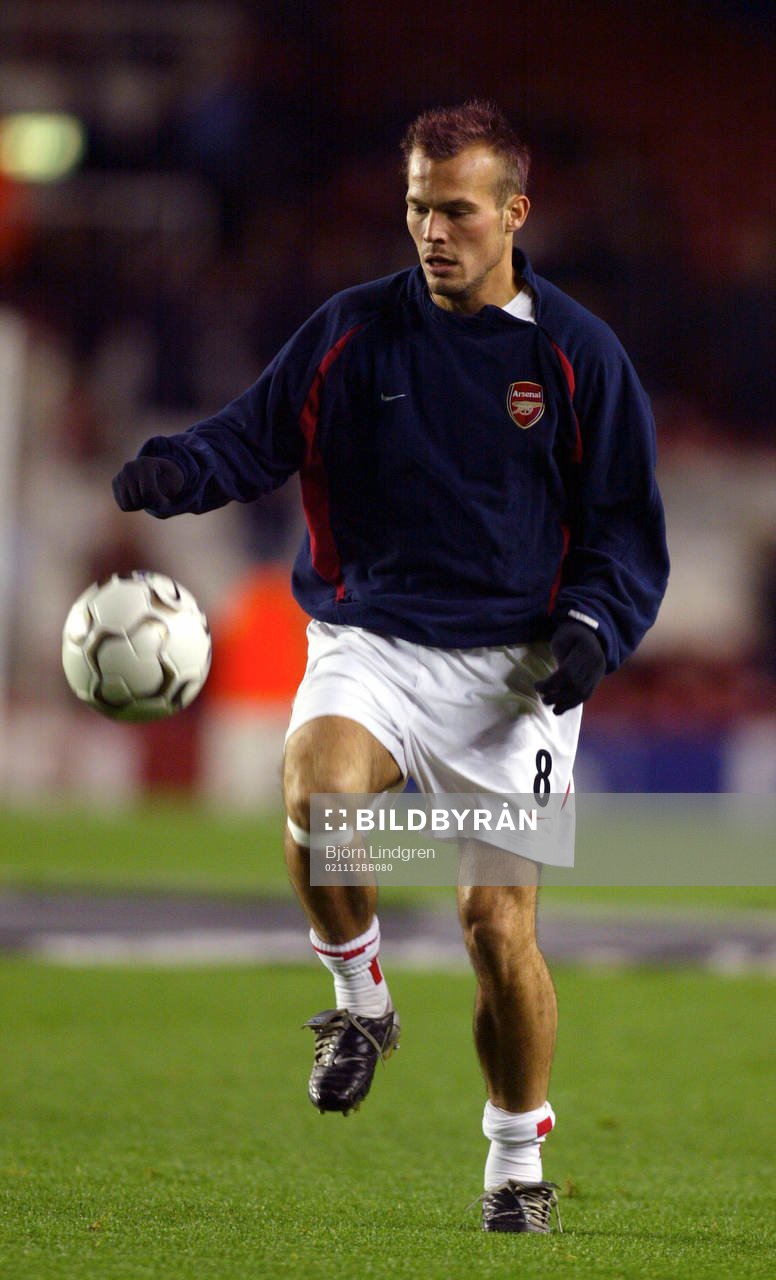 Fotboll, Champions League, Fredrik Ljungberg, Arsenal,