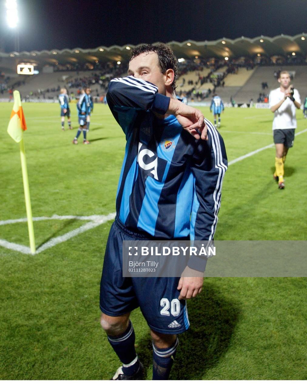 Stefan Rehn, Djurgården spelade sin sista match när DIF