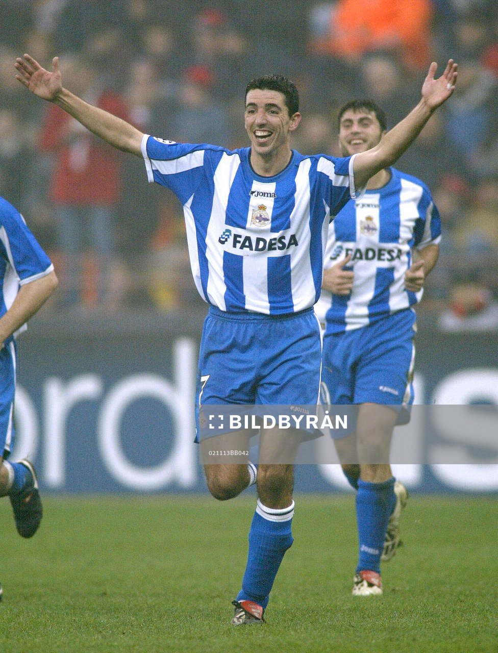 Roy Makaay, Deportiva de la Coruna jublar när han har