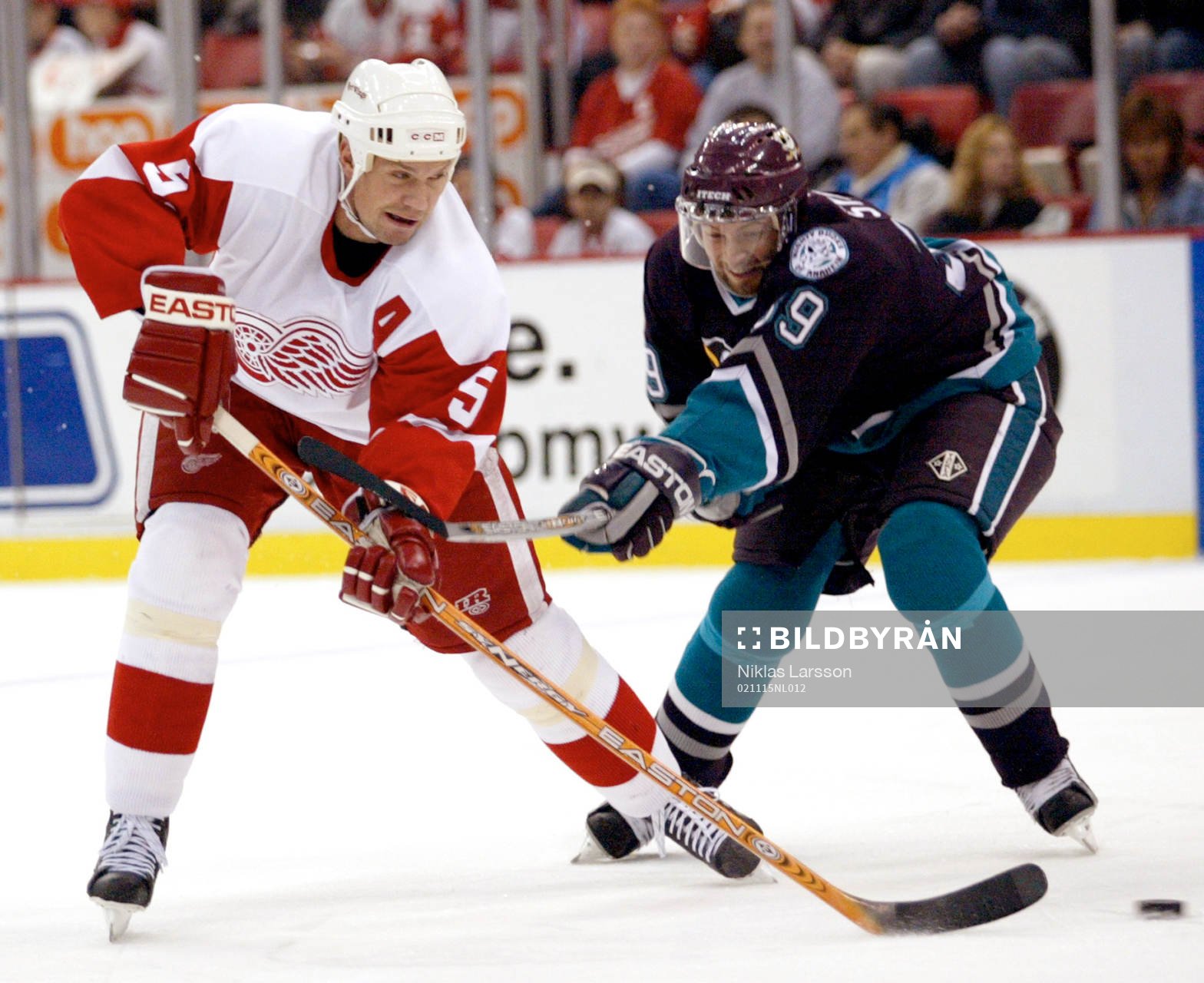 Nicklas Lidström, Detroit och Petr Sykora, Anaheim