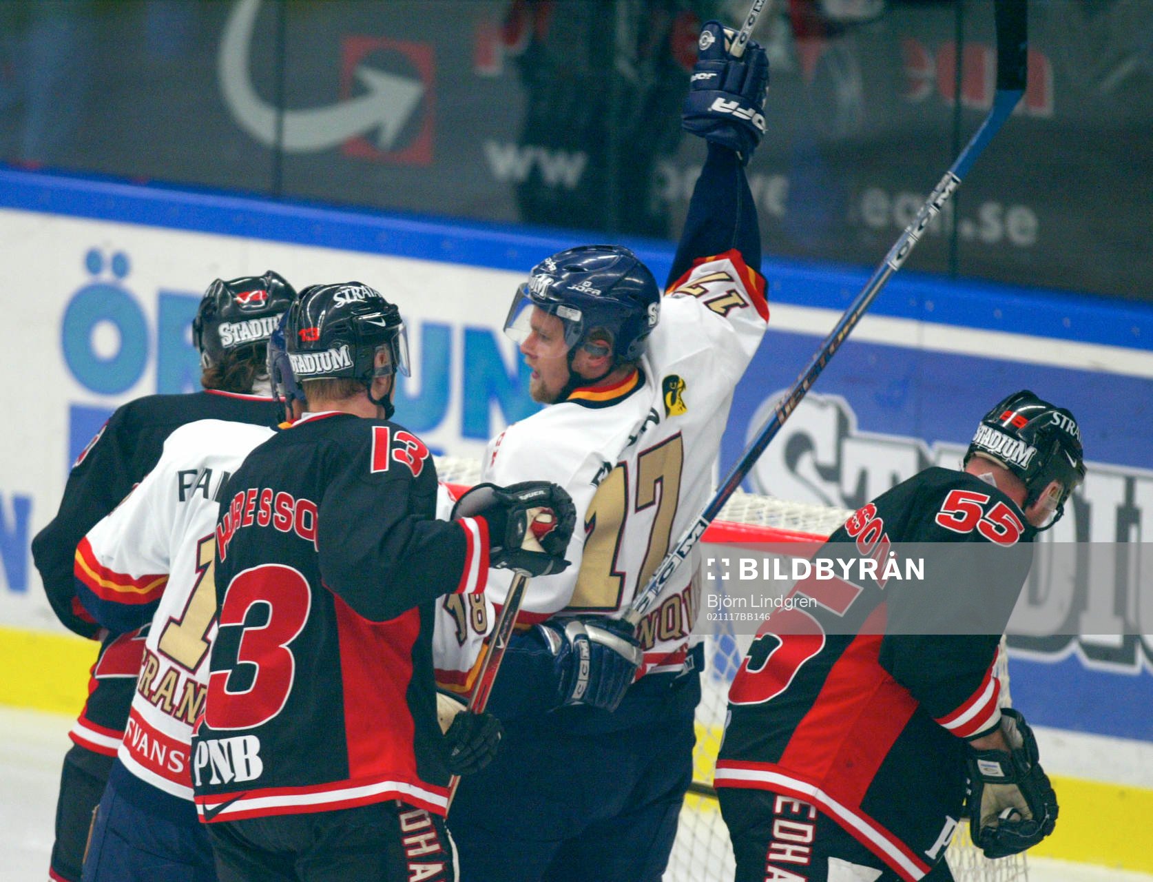 Tomas Strandberg och Mathias Tjärnqvist, Djurgården jublar