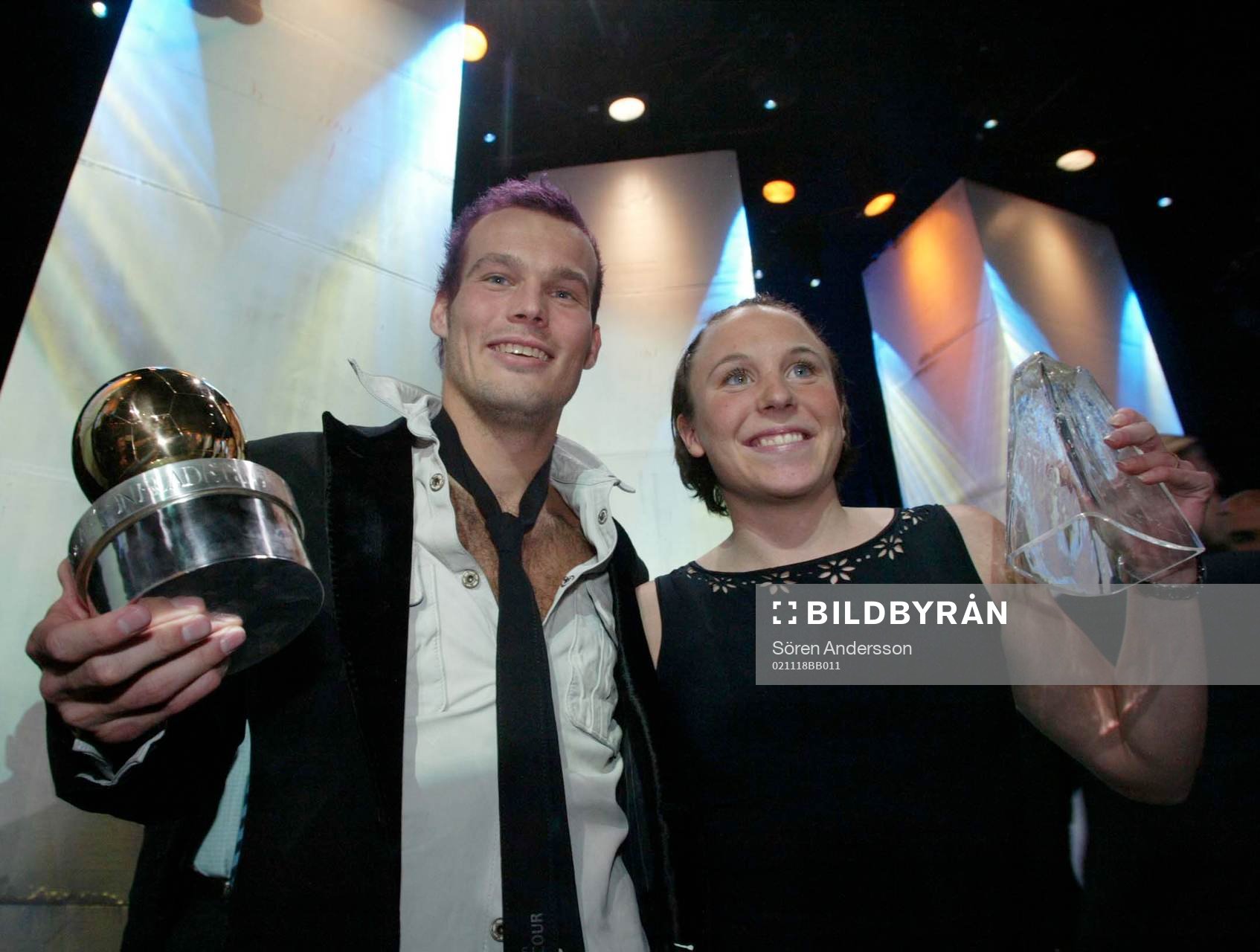 Fotboll, Fotbollsgalan, Guldbollen / Diamantbollen: Fredrik Ljungberg och Hanna Ljungberg