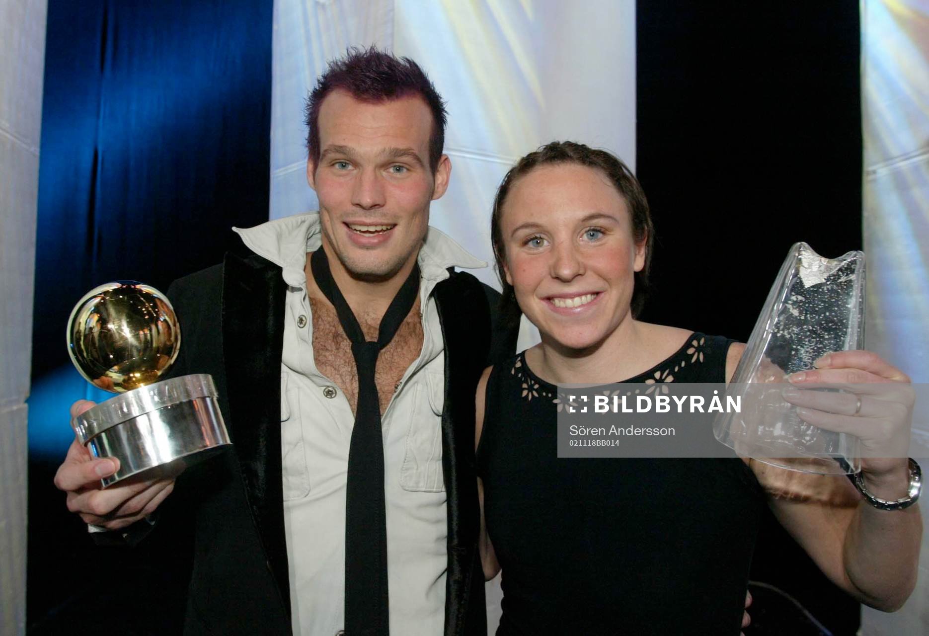 Fotboll, Fotbollsgalan, Guldbollen / Diamantbollen: Fredrik Ljungberg och Hanna Ljungberg