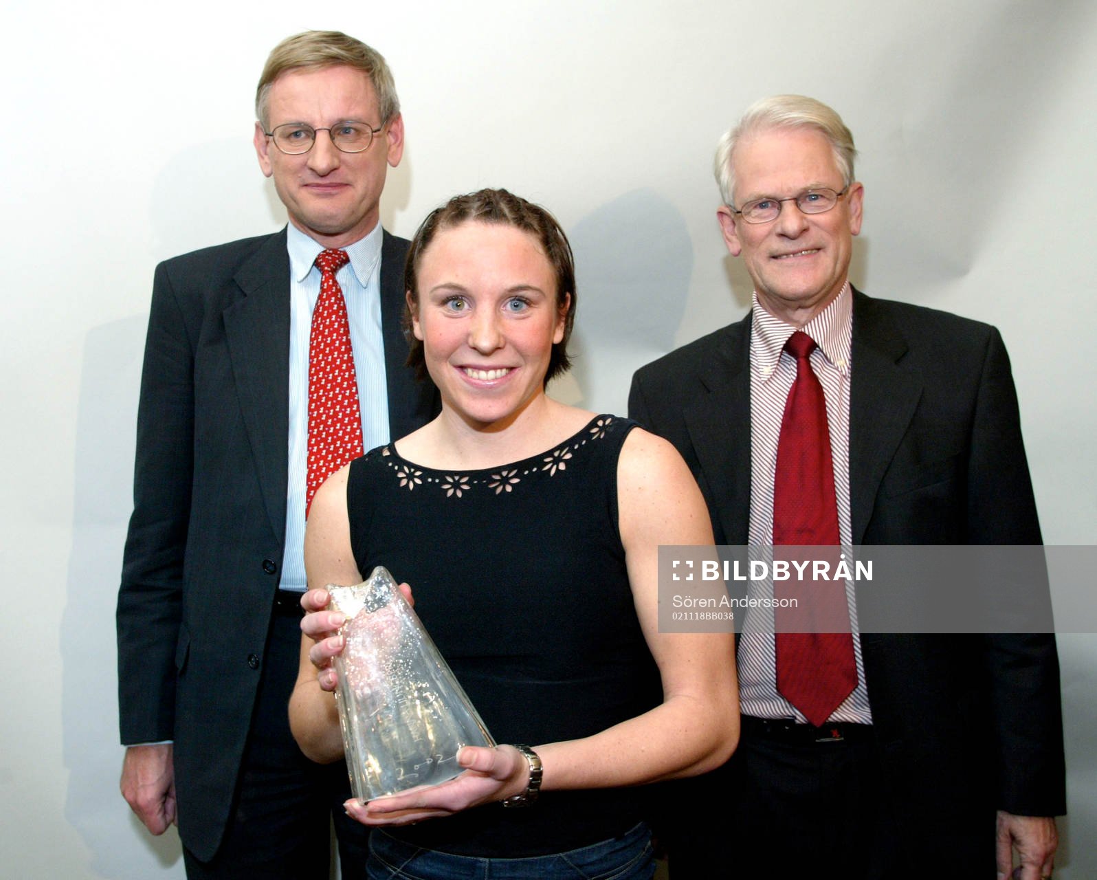 Carl Bildt, Hanna Ljungberg och Ingvar Carlsson