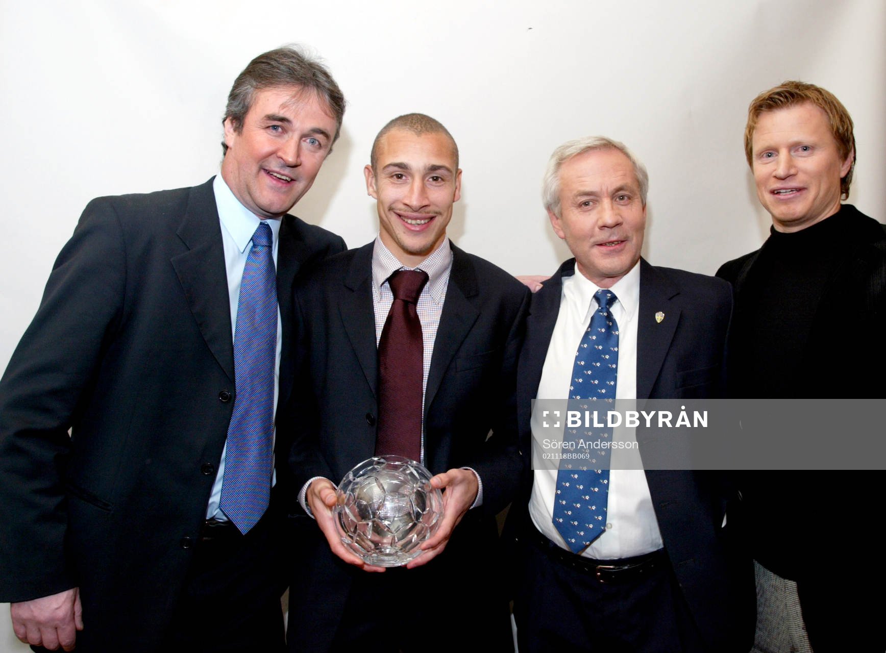 Ralf Edström, Henrik Larsson, Ove Kindvall och Stefan
