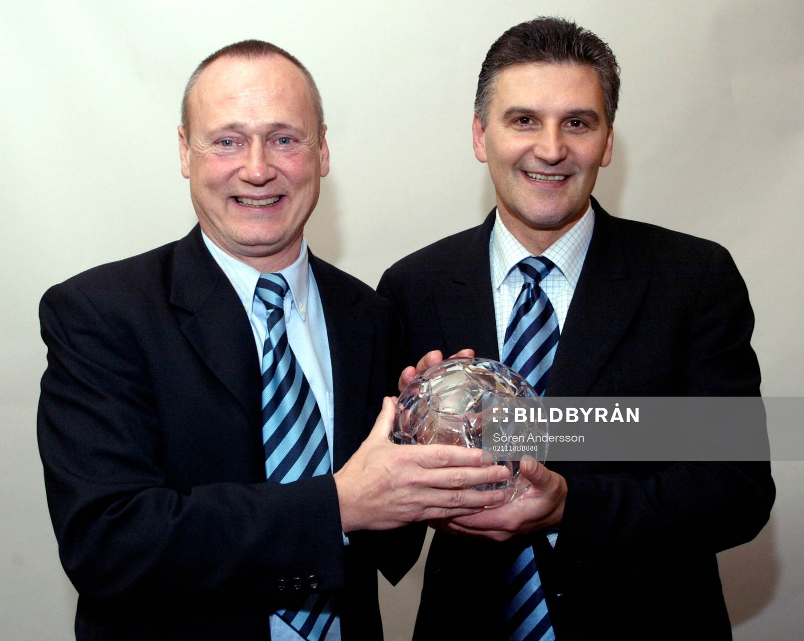  Sören Åkerby och Zoran Lukic.