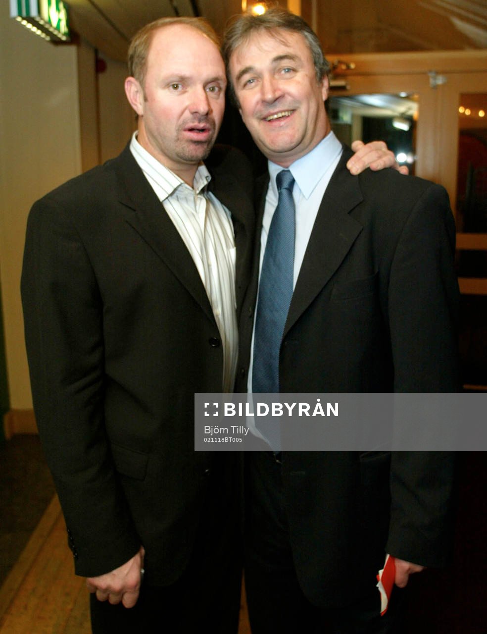 Thomas Ravelli och Ralf Edström