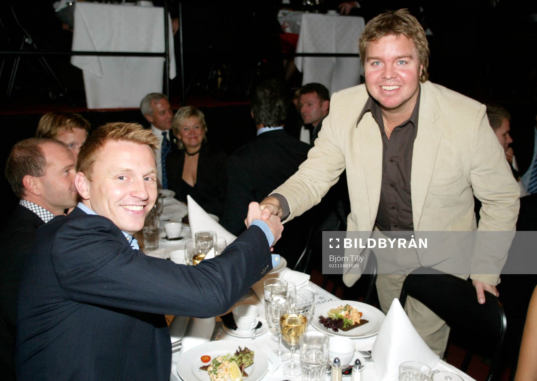 Fotboll, Fotbollsgalan, Vimmel på Cirkus: Kennet Andersson och Tomas Brolin.