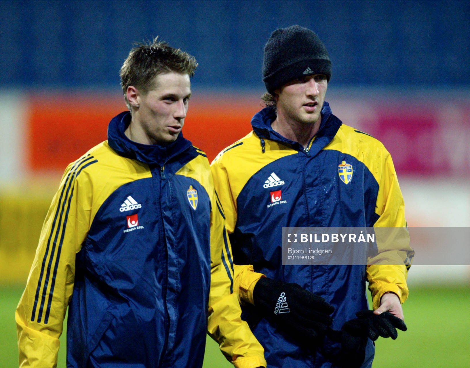 Fotboll, Träning, Patrik Anttonen och Mikael Nilsson,