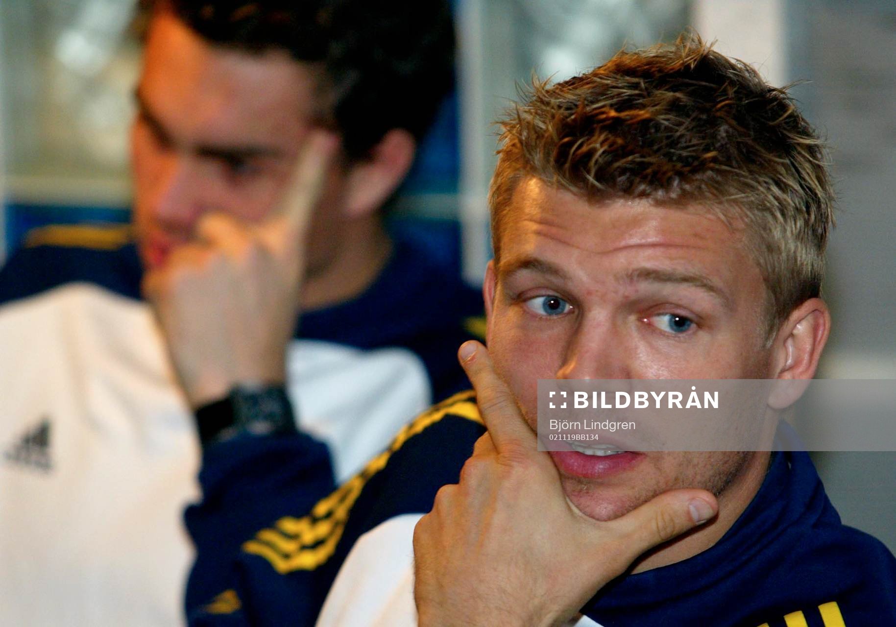 Fotboll, Marcus Allbäck, Sverige, Johan Elmander