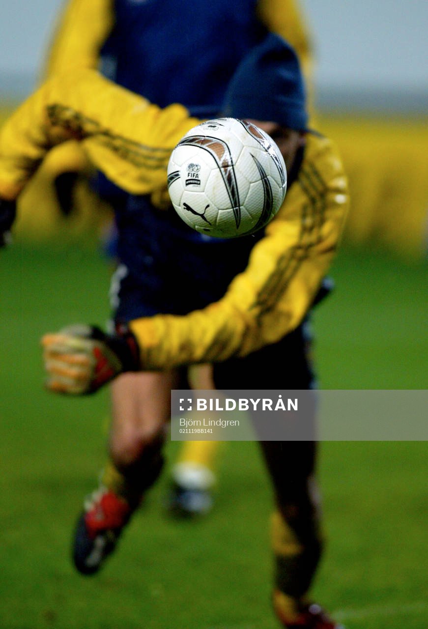 Fotboll, Träning,  Andreas Isaksson, Målvakt, Sverige