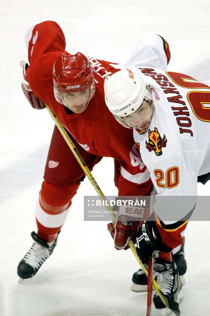 Mathias Johansson, Calgary och Henrik Zetterberg, Detroit
