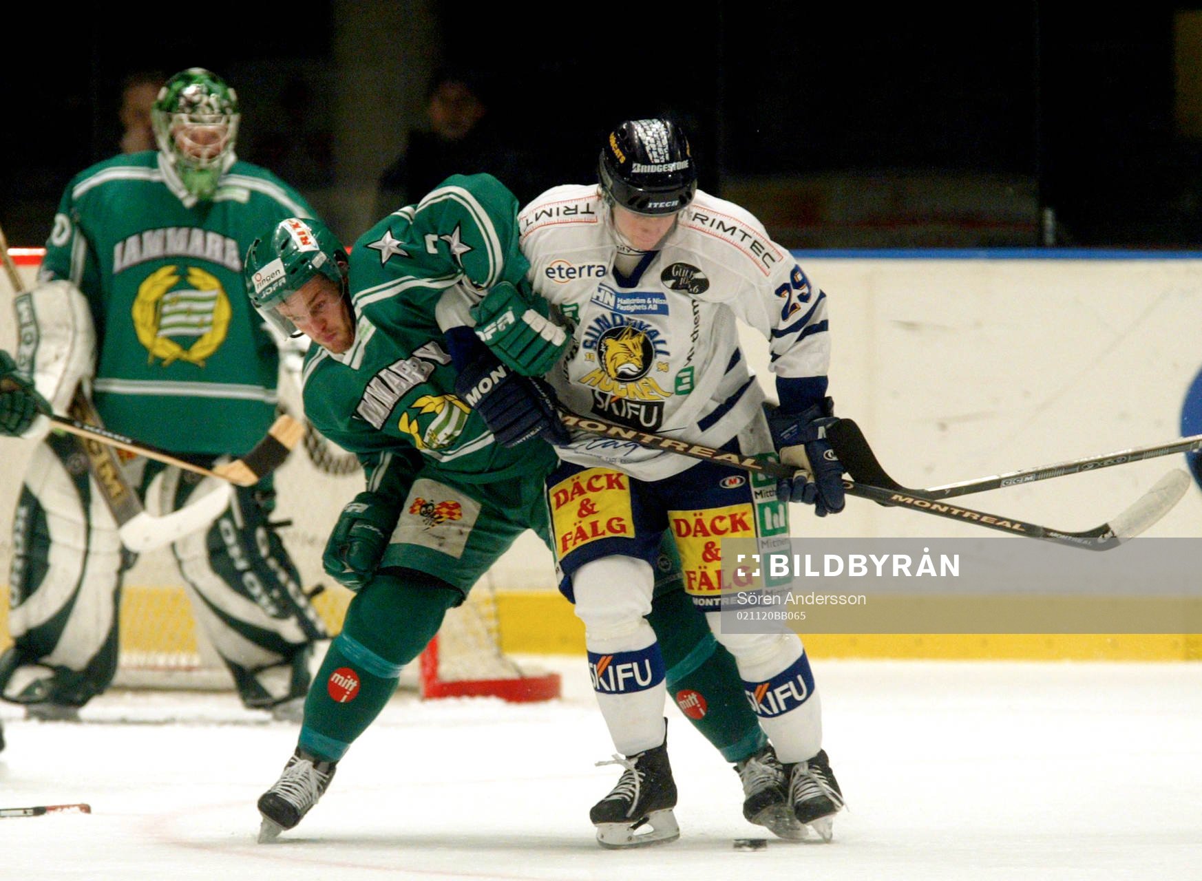 Johan Thelin och Dan Tryborn, Sundsvall och Linus Stensson,